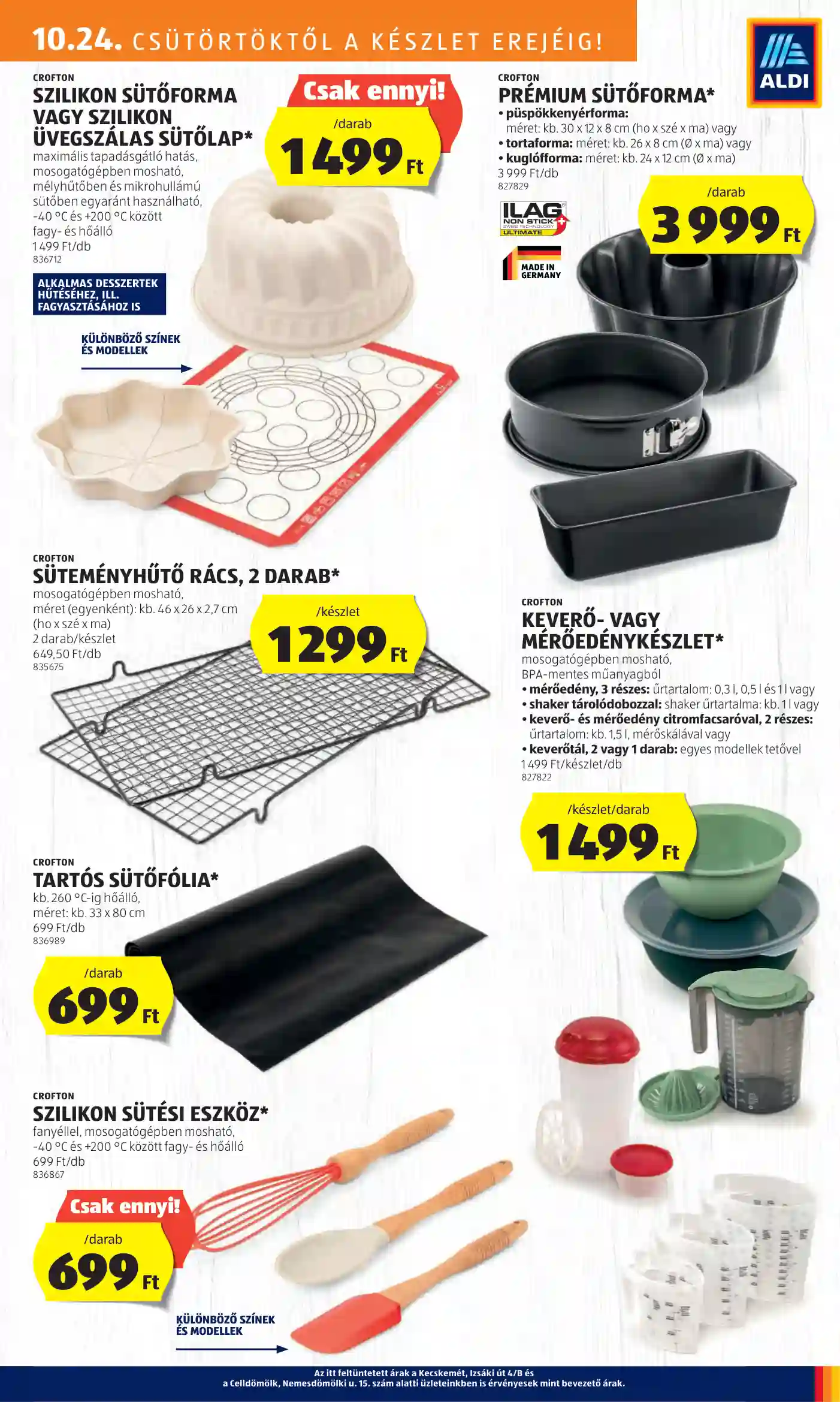 Aldi akciós újság 43. hét (16 oldal)