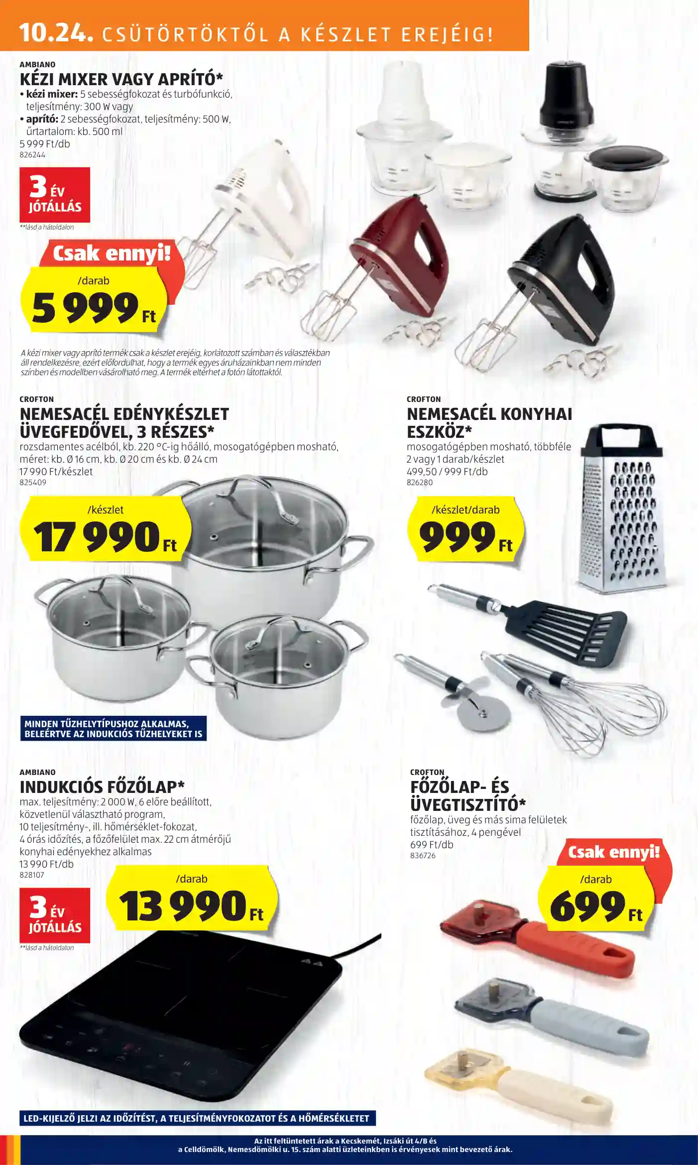 Aldi akciós újság 43. hét (17 oldal)