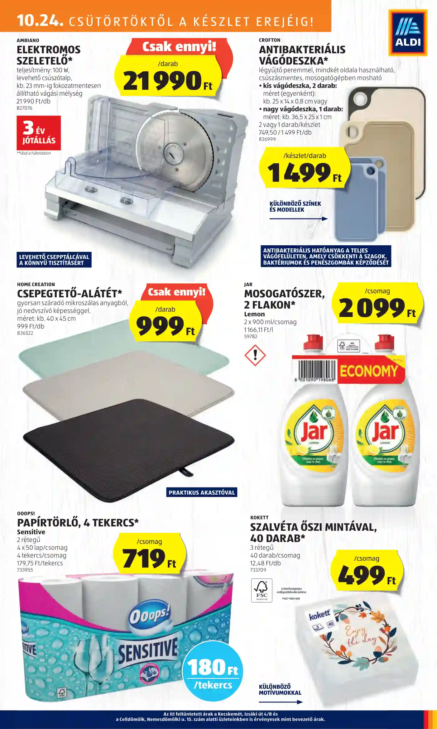 Aldi akciós újság 43. hét (18 oldal)
