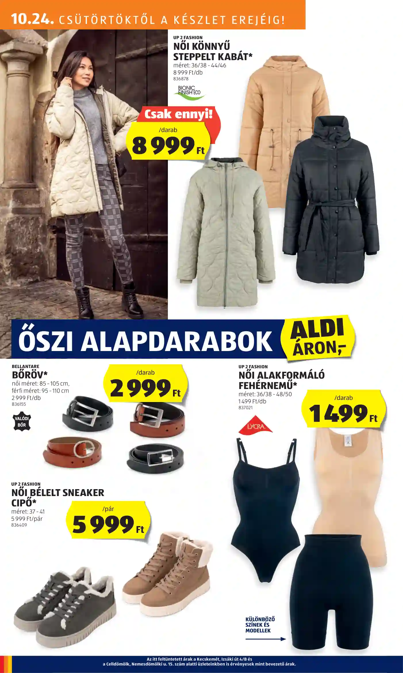 Aldi akciós újság 43. hét (23 oldal)