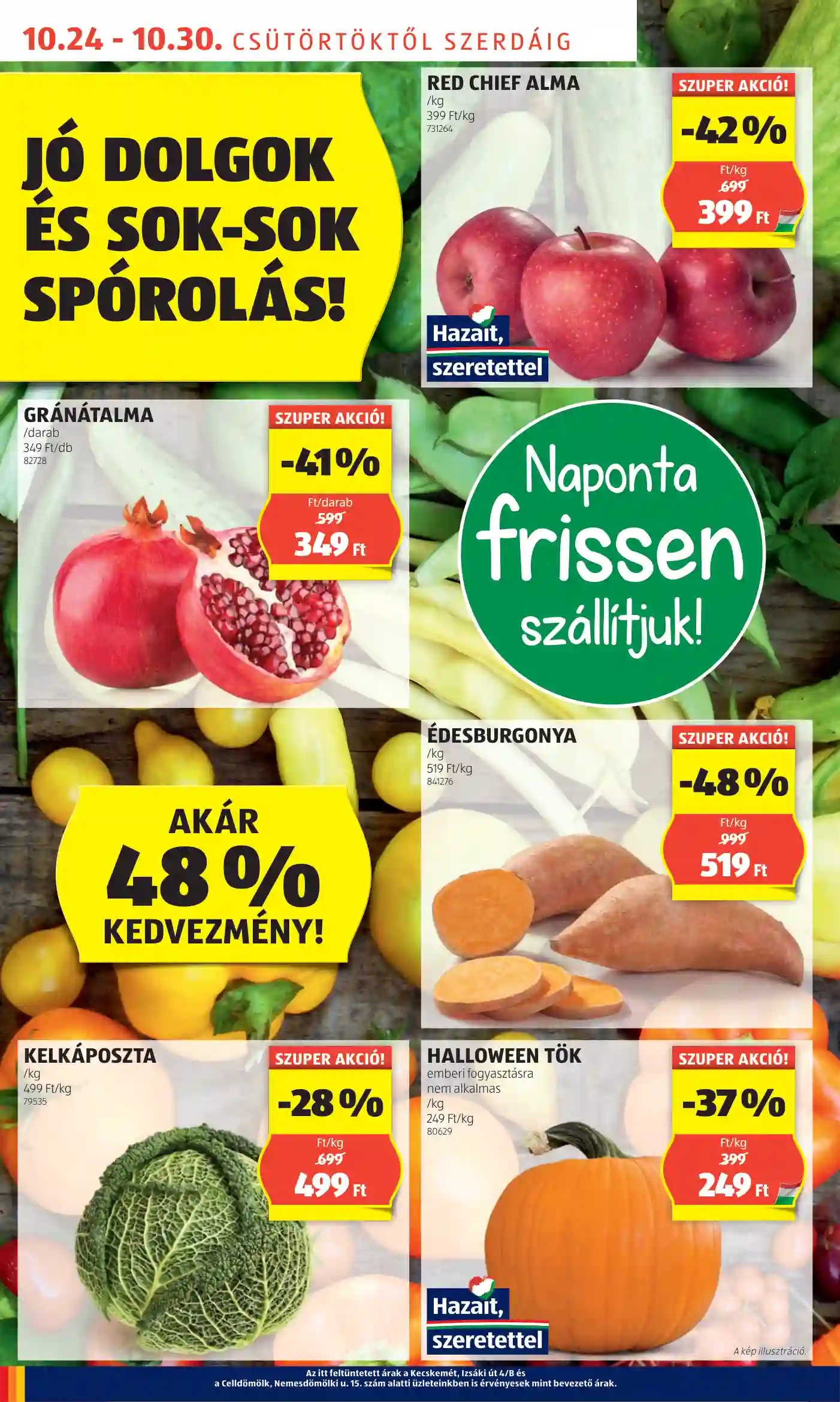 Aldi akciós újság 43. hét (24 oldal)