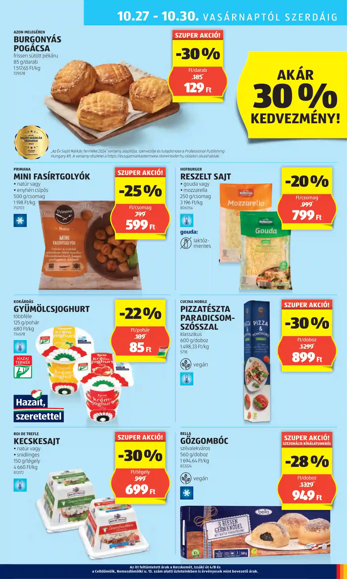 Aldi akciós újság 43. hét (29 oldal)