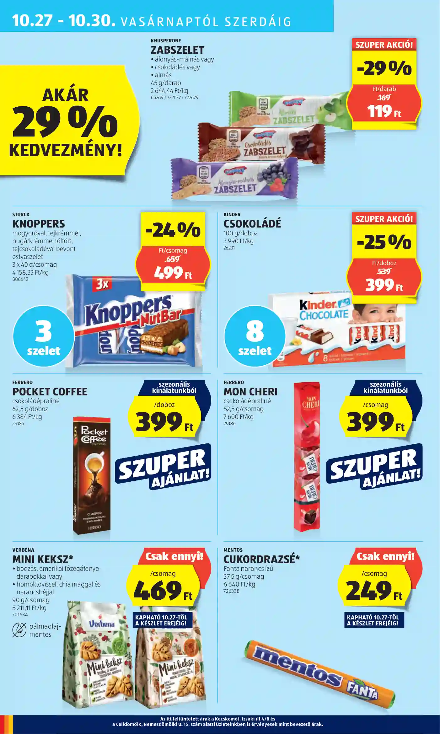 Aldi akciós újság 43. hét (32 oldal)