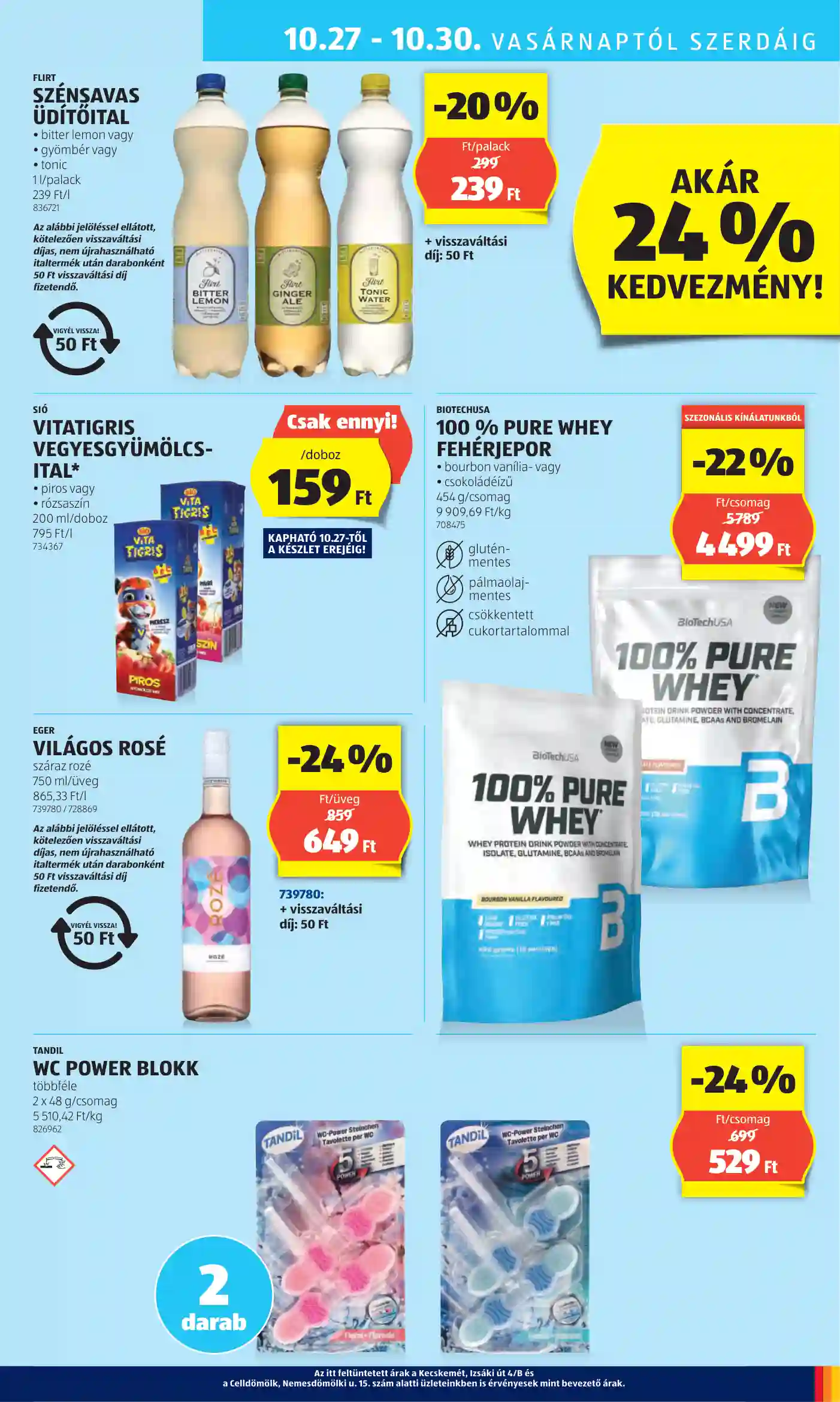 Aldi akciós újság 43. hét (33 oldal)
