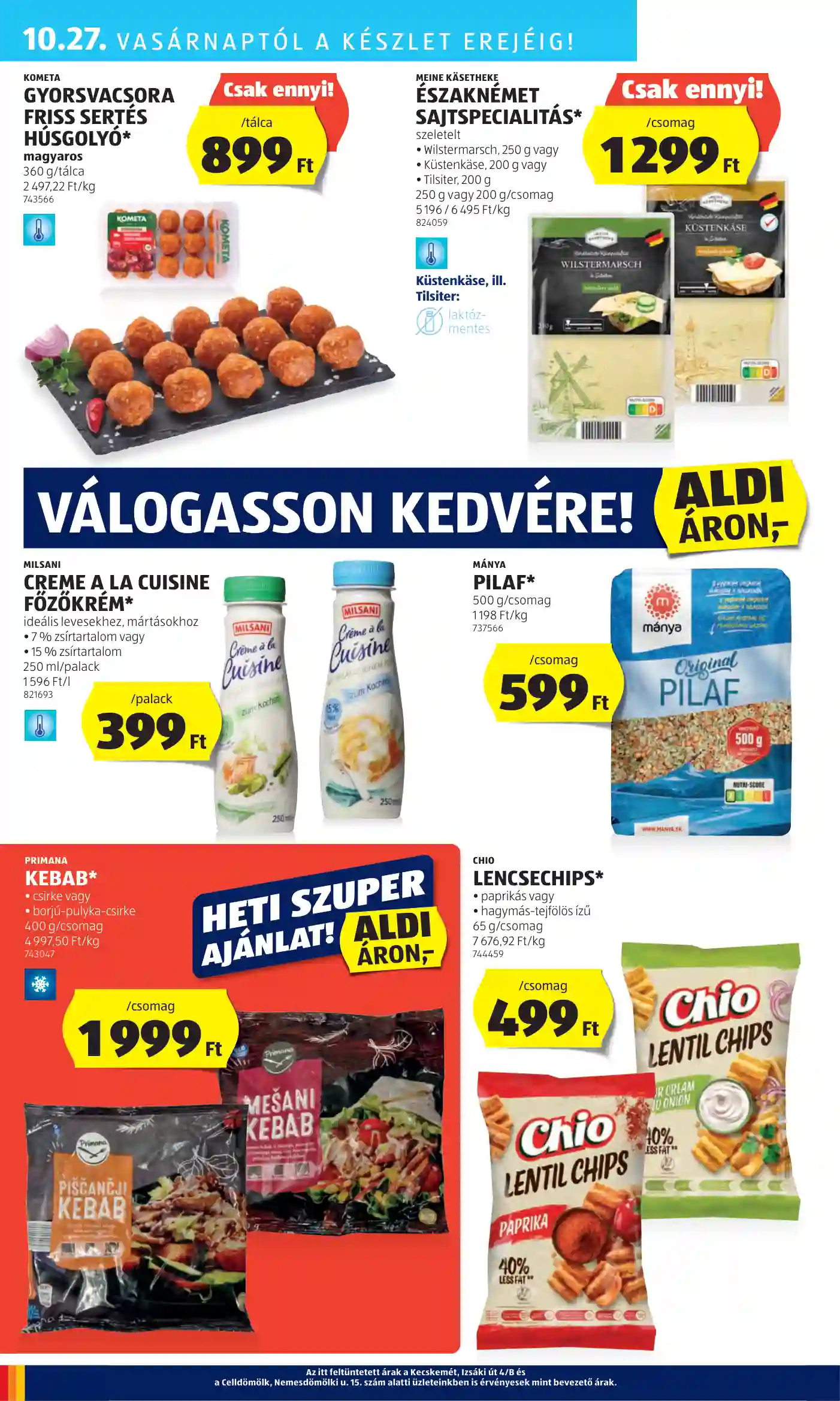 Aldi akciós újság 43. hét (34 oldal)