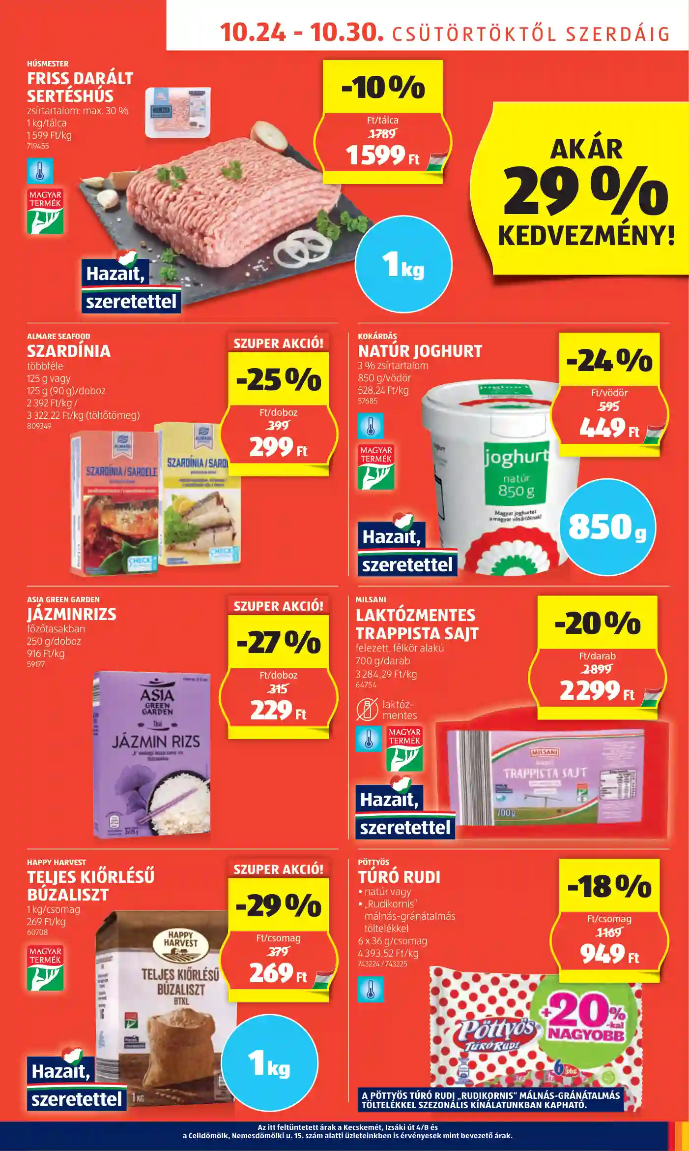 Aldi akciós újság 43. hét (35 oldal)