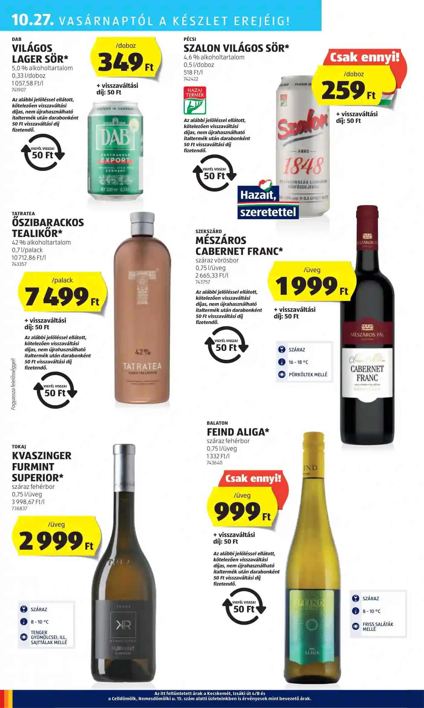 Aldi akciós újság 43. hét (37 oldal)