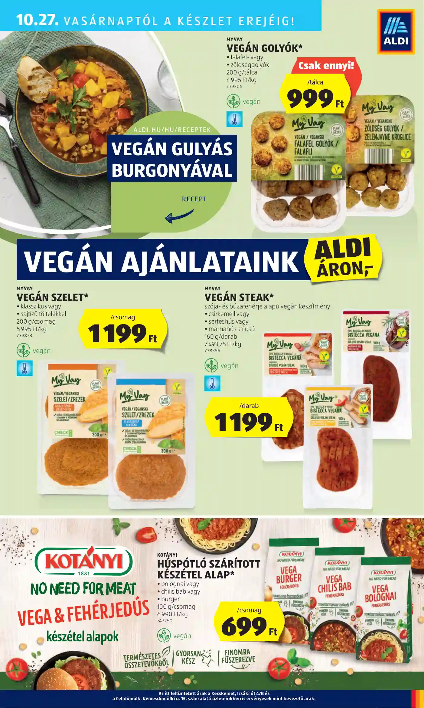 Aldi akciós újság 43. hét (38 oldal)
