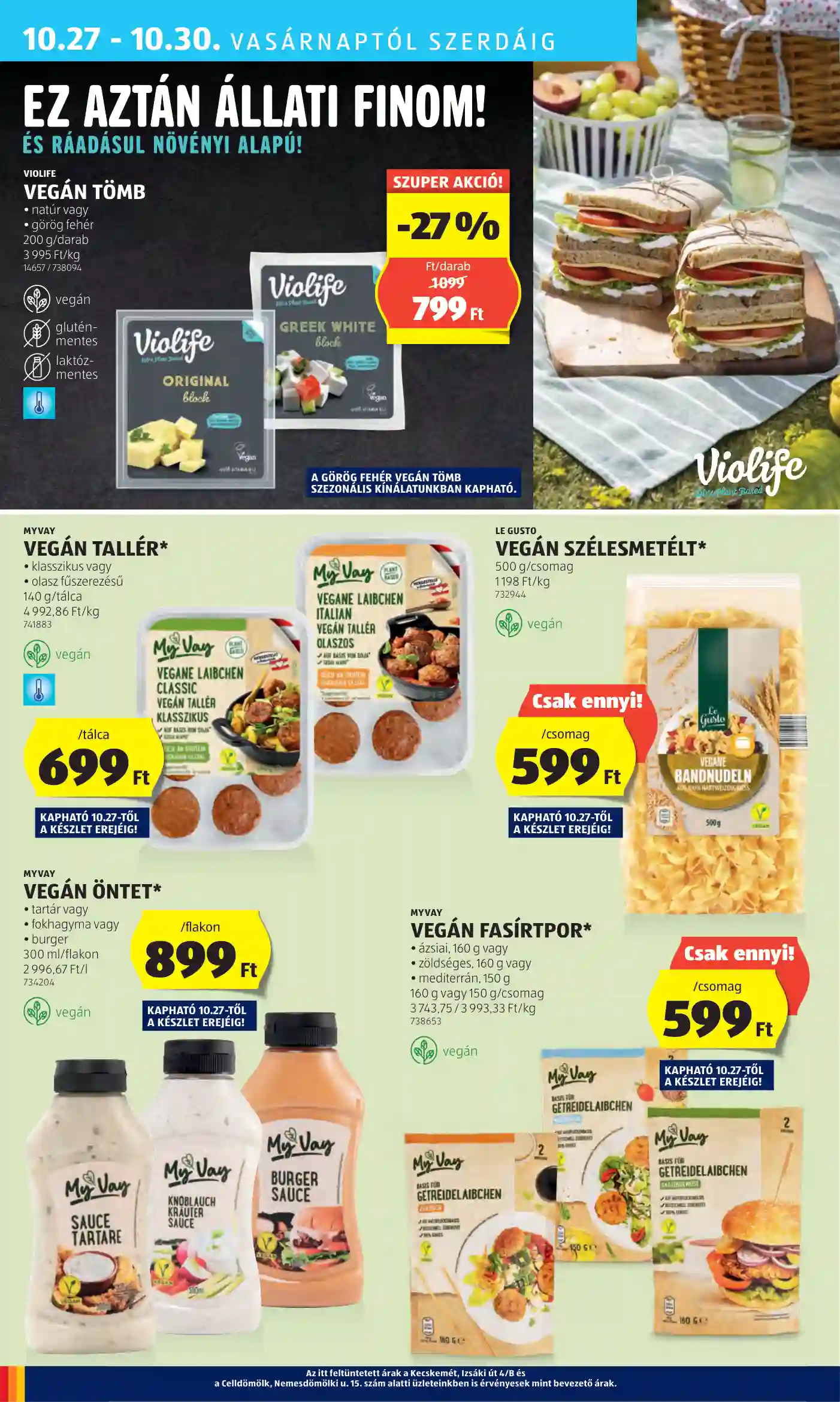 Aldi akciós újság 43. hét (39 oldal)