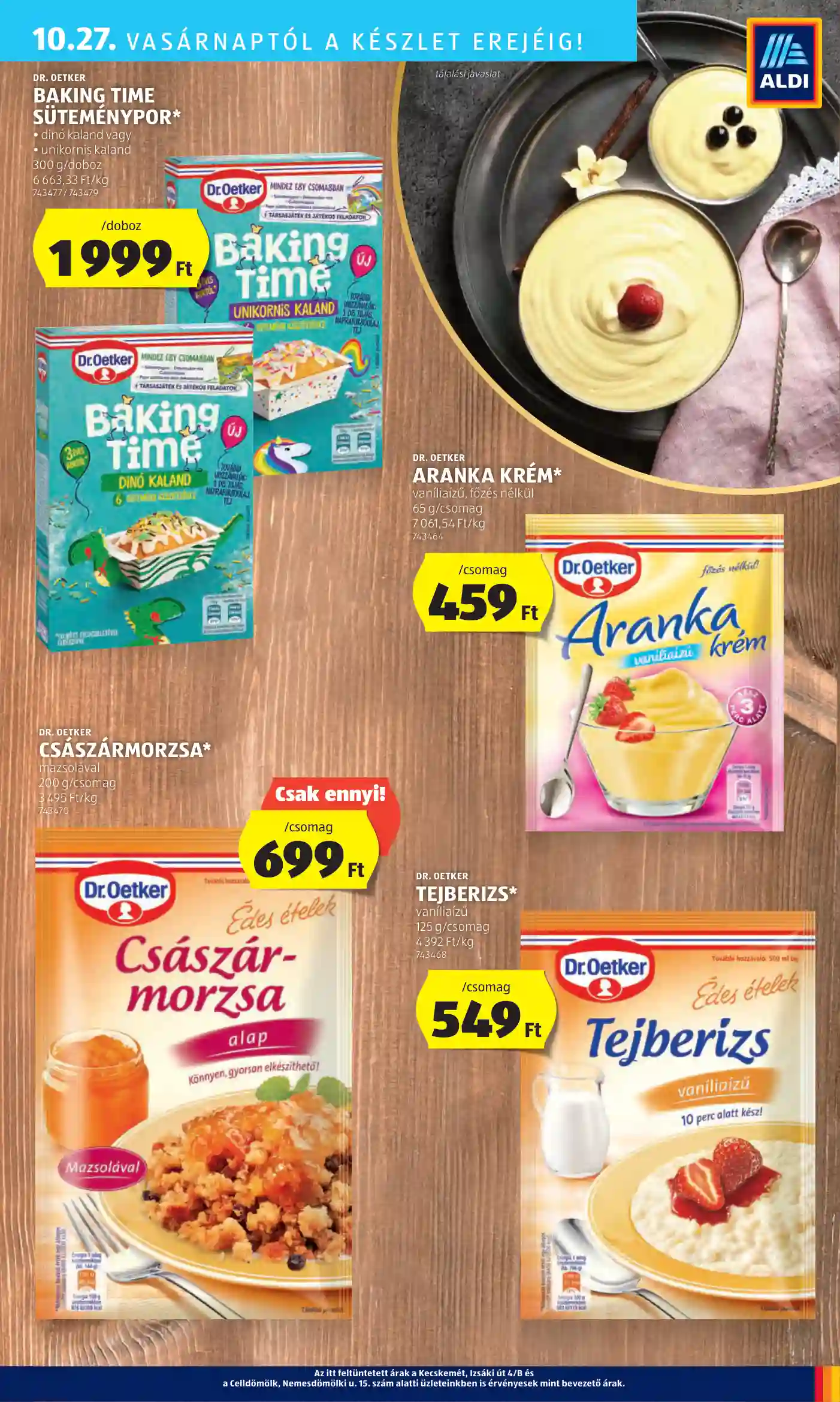 Aldi akciós újság 43. hét (44 oldal)
