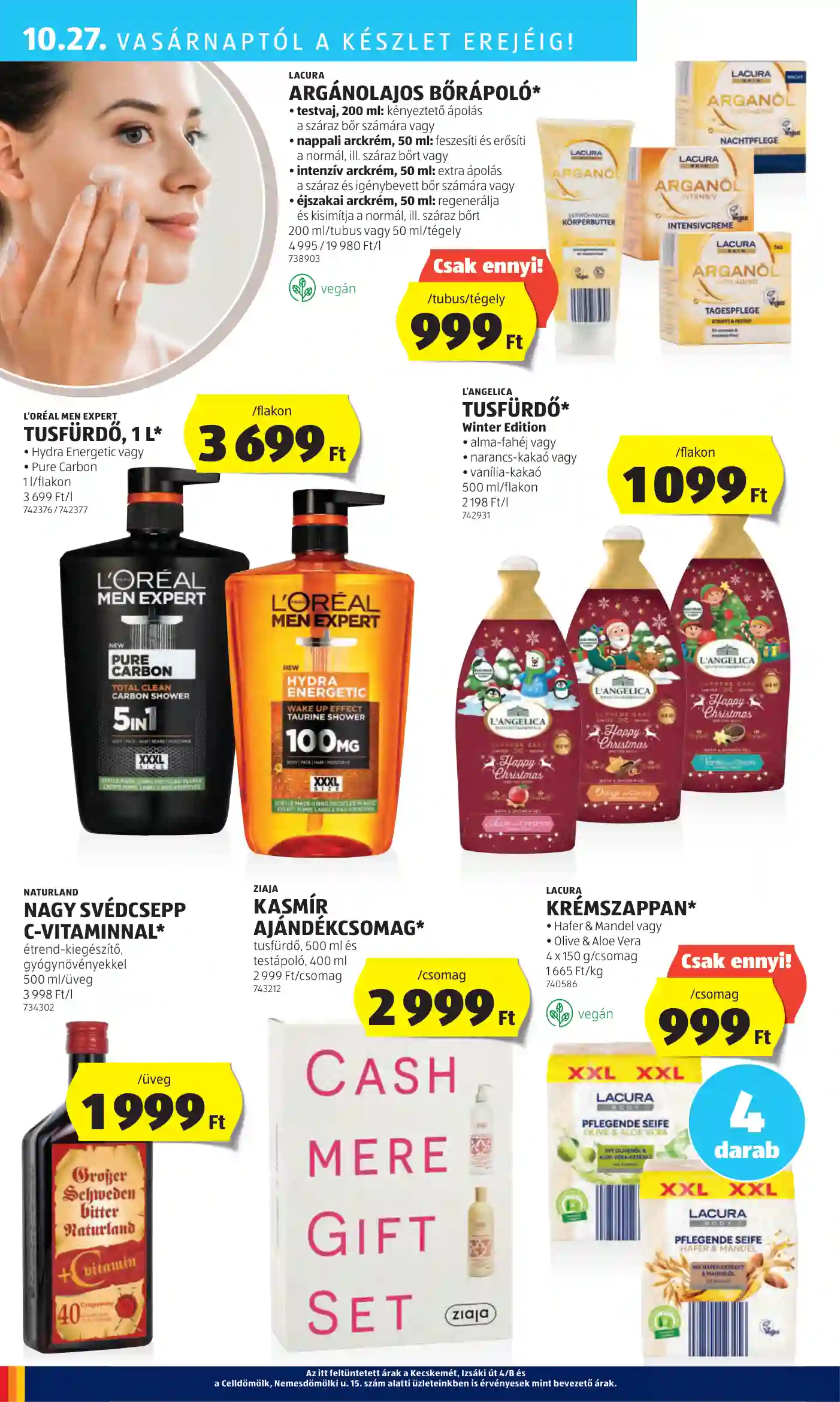 Aldi akciós újság 43. hét (50 oldal)