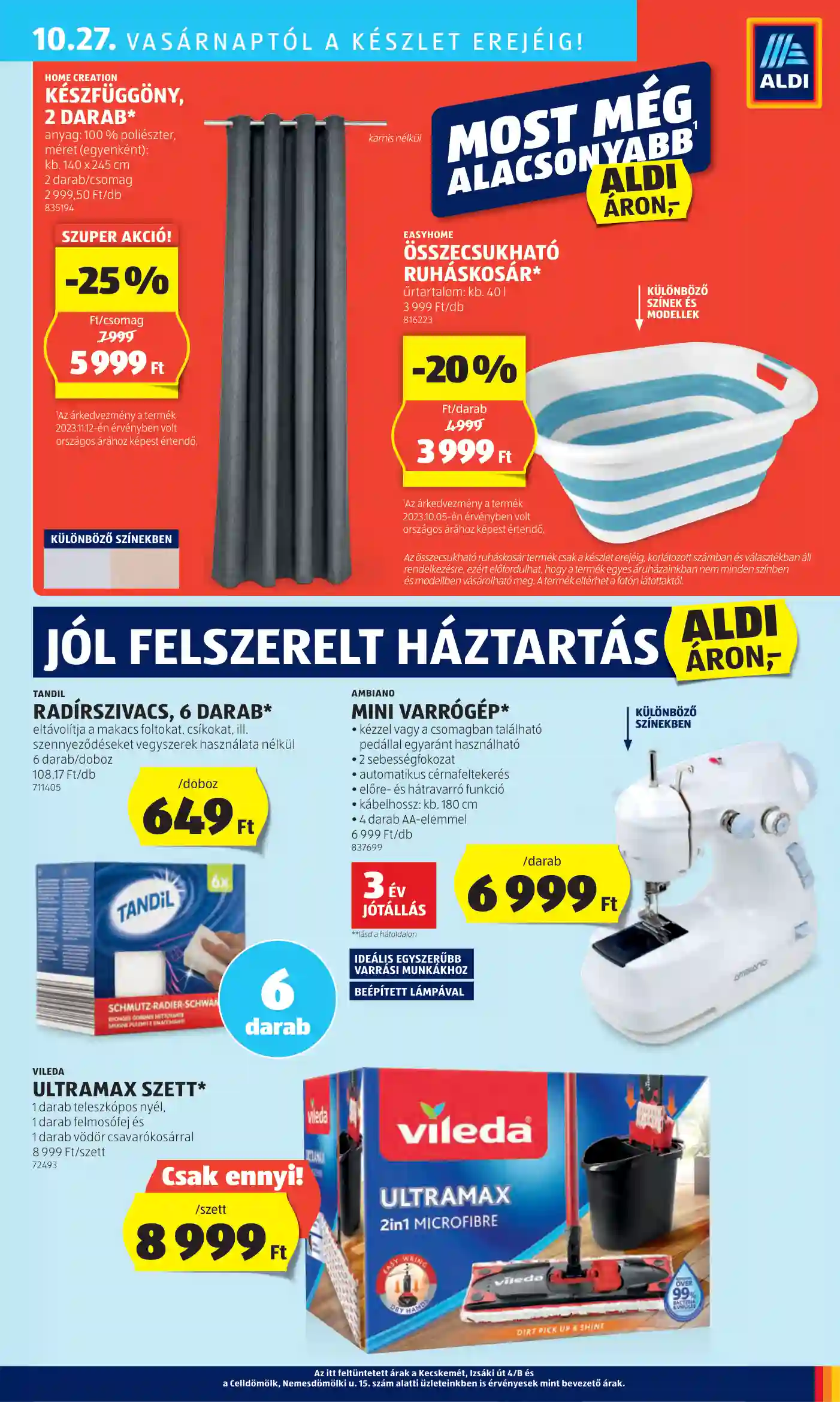 Aldi akciós újság 43. hét (51 oldal)