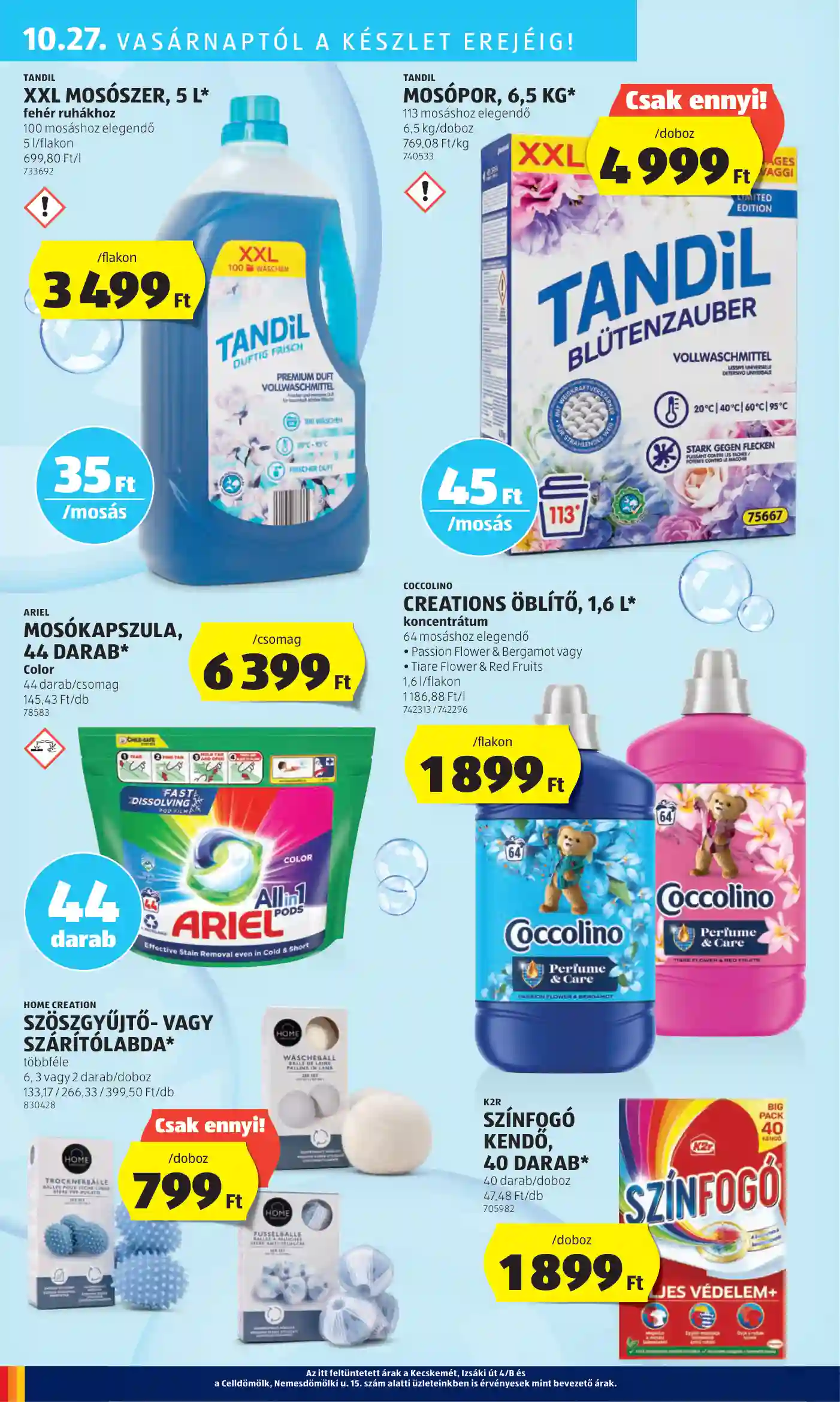 Aldi akciós újság 43. hét (52 oldal)