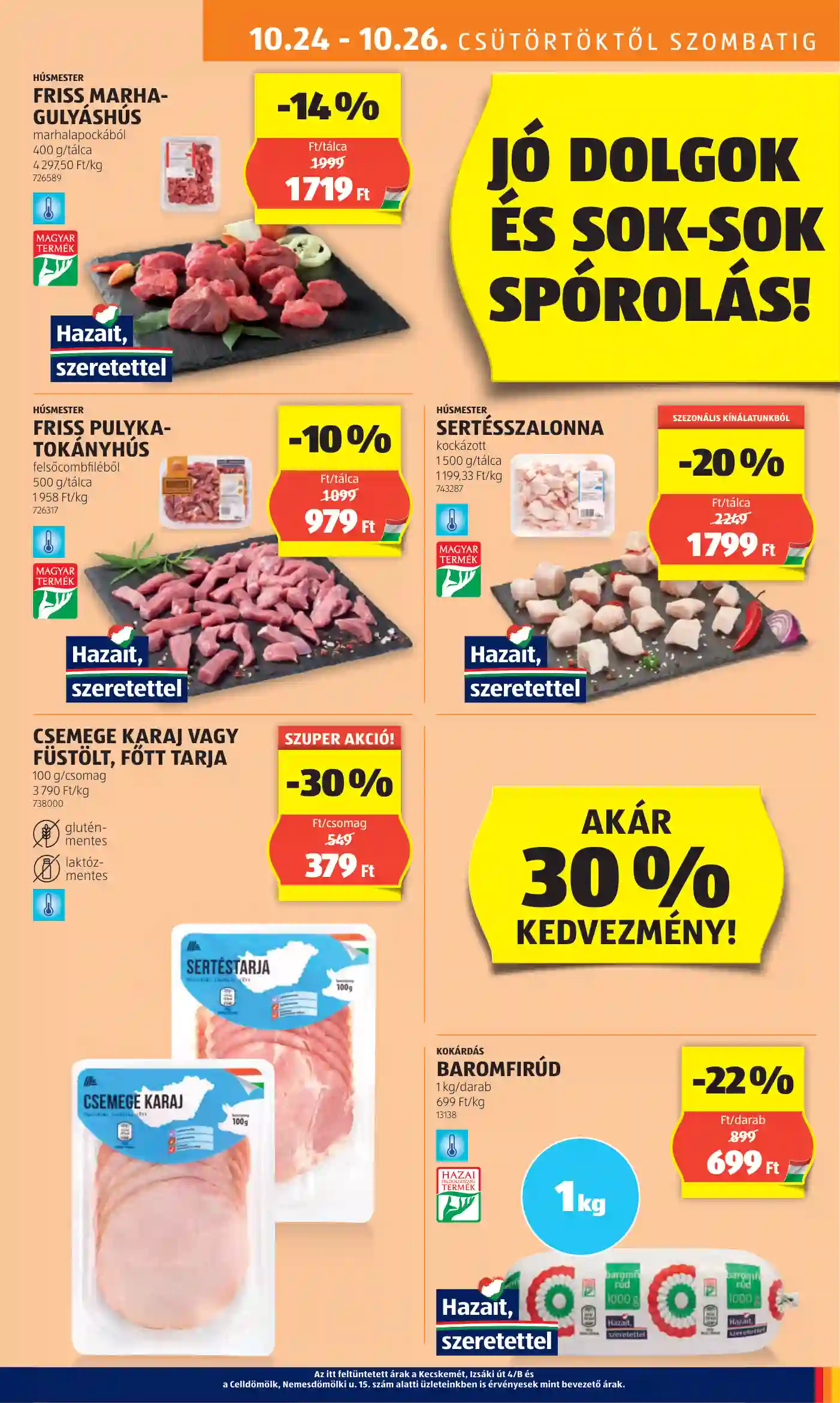 Aldi akciós újság 43. hét (57 oldal)