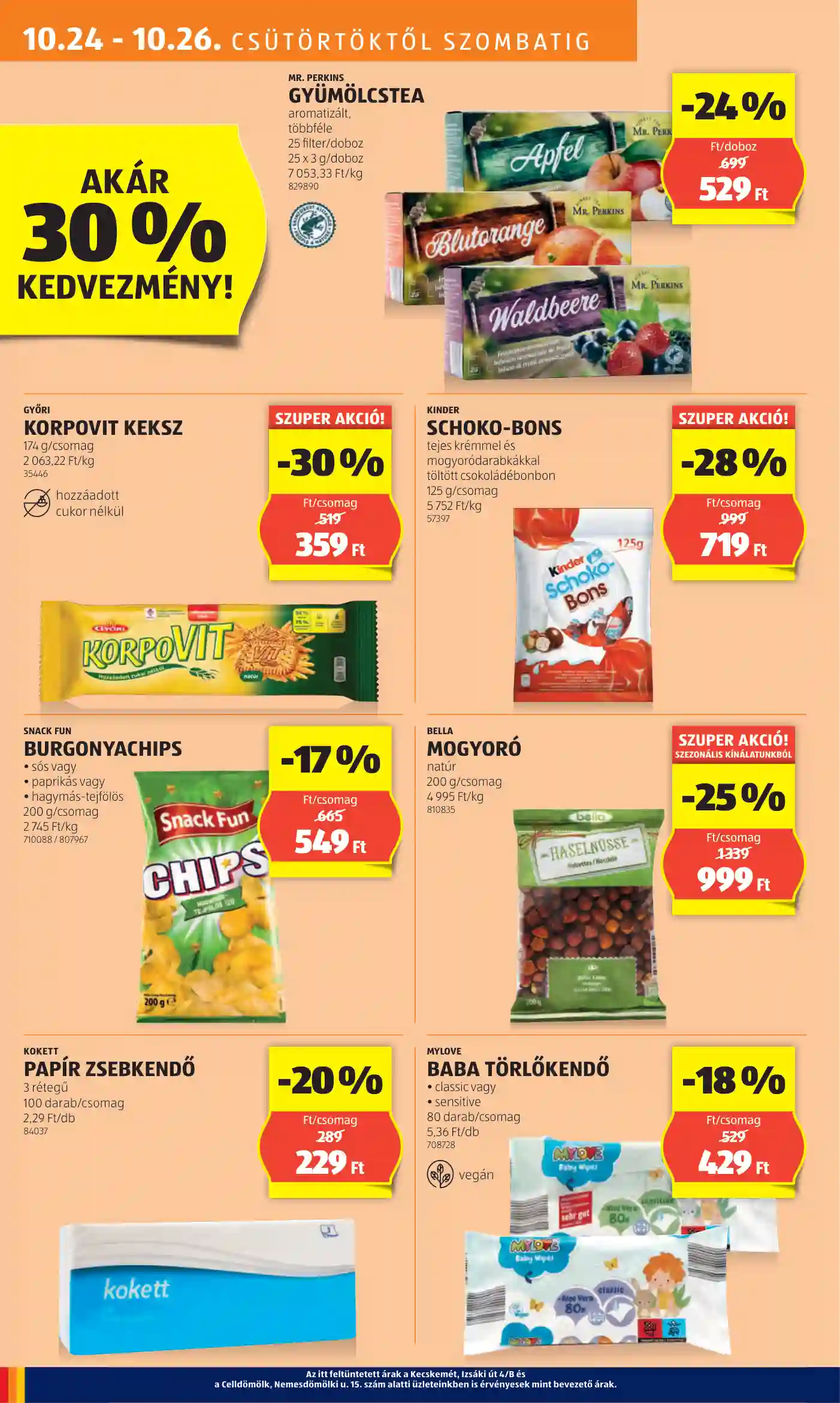 Aldi akciós újság 43. hét (65 oldal)