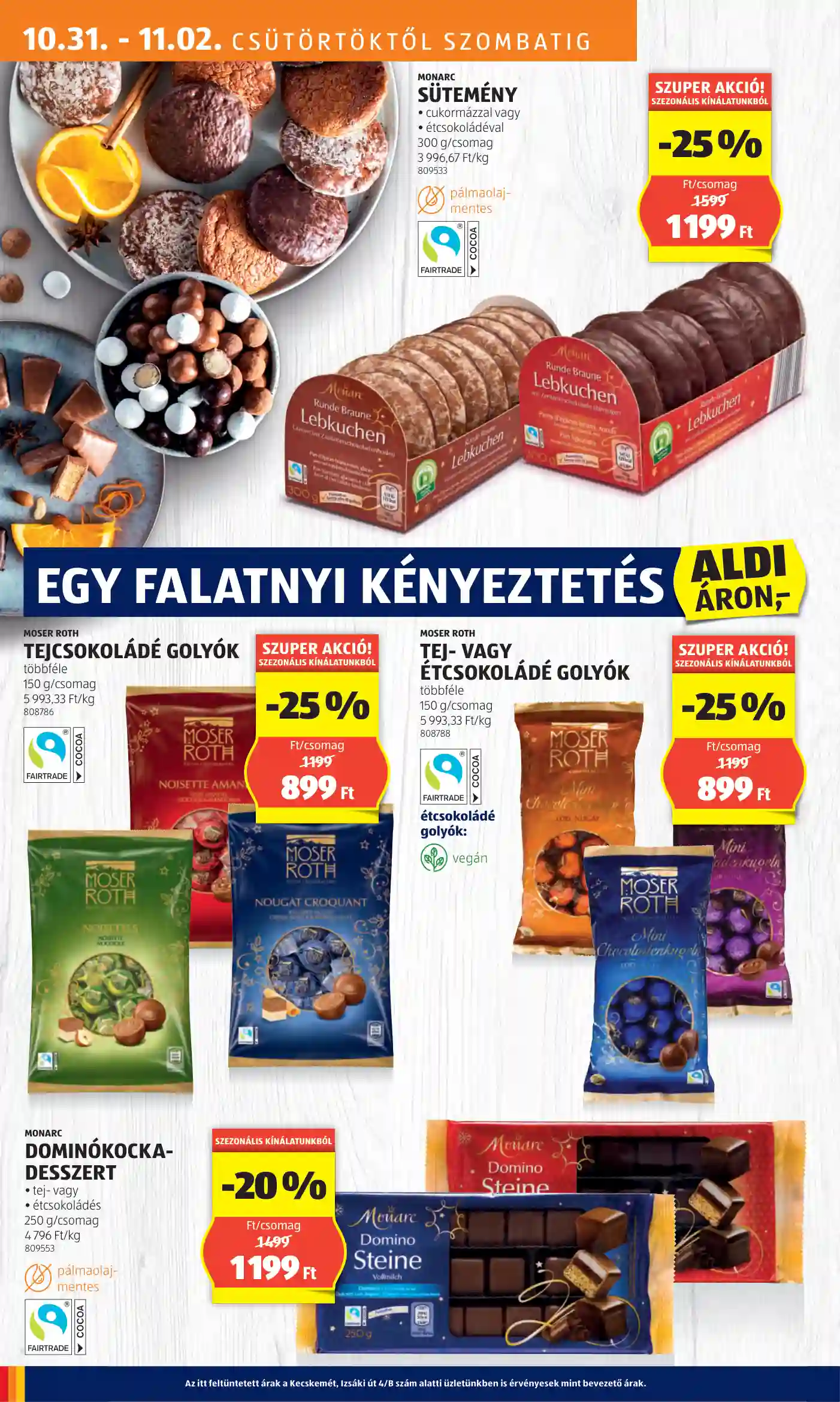 Aldi akciós újság 44. hét (8 oldal)