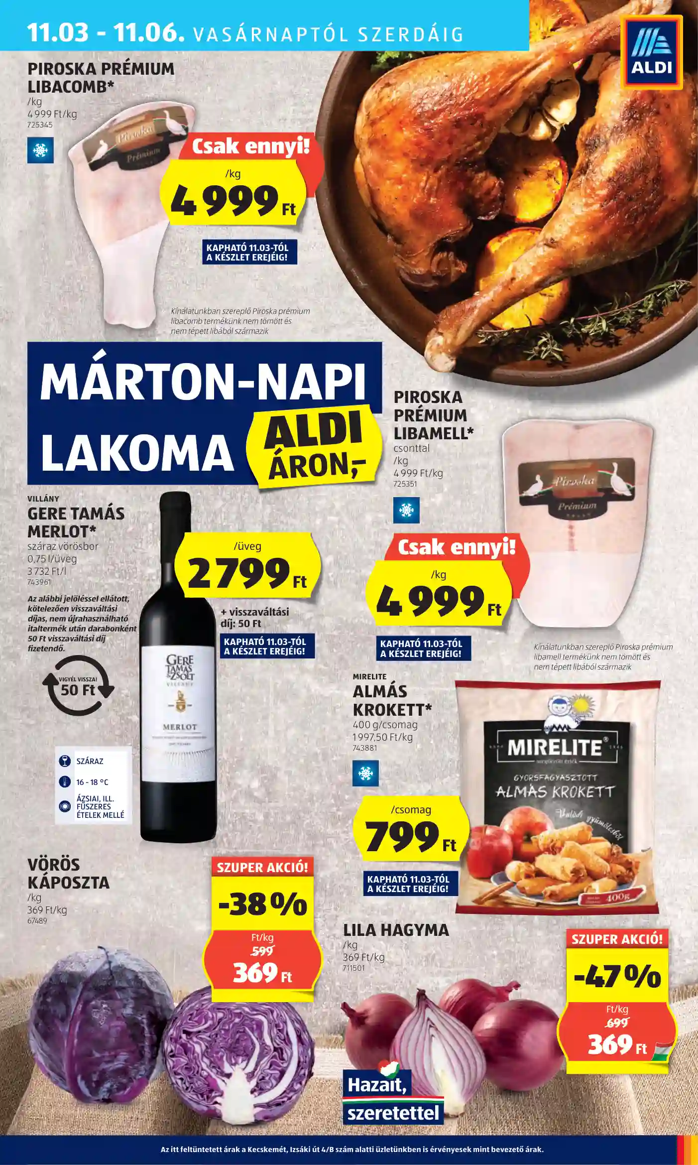 Aldi akciós újság 44. hét (29 oldal)