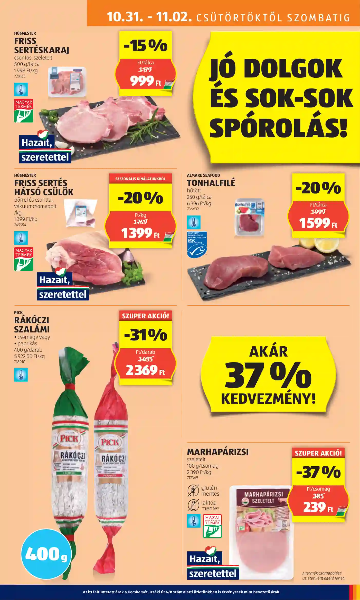 Aldi akciós újság 44. hét (54 oldal)