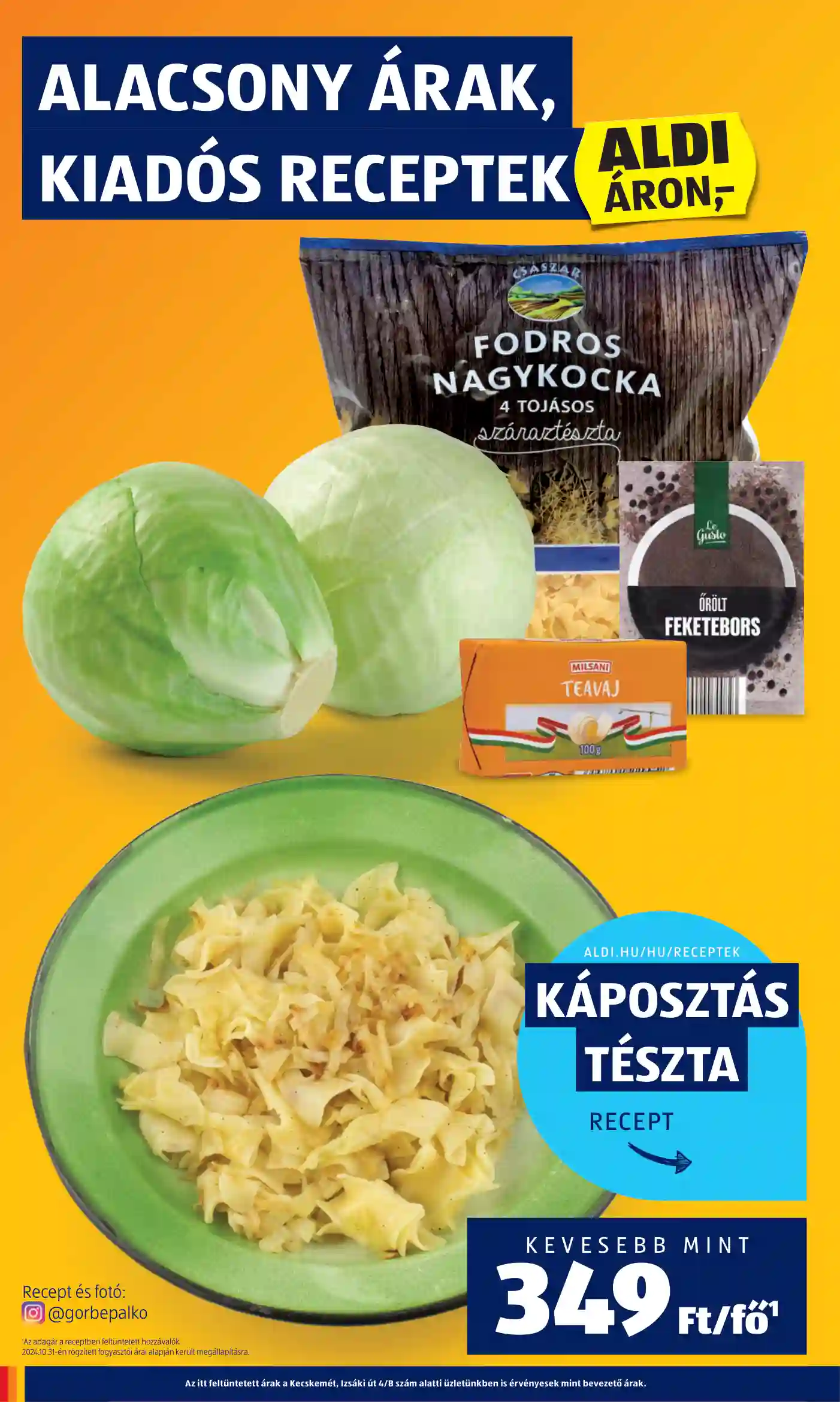 Aldi akciós újság 44. hét (6 oldal)