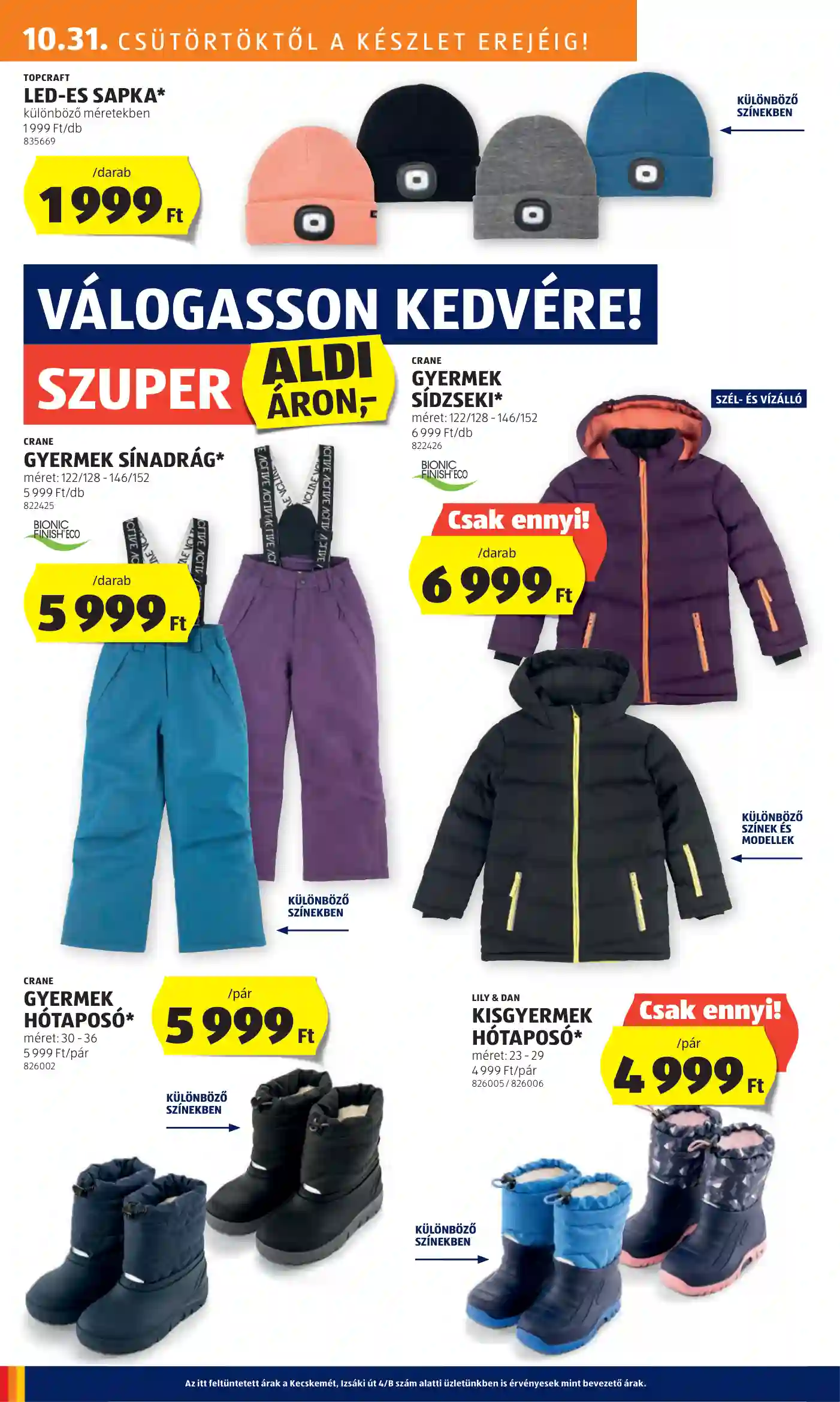 Aldi akciós újság 44. hét (12 oldal)