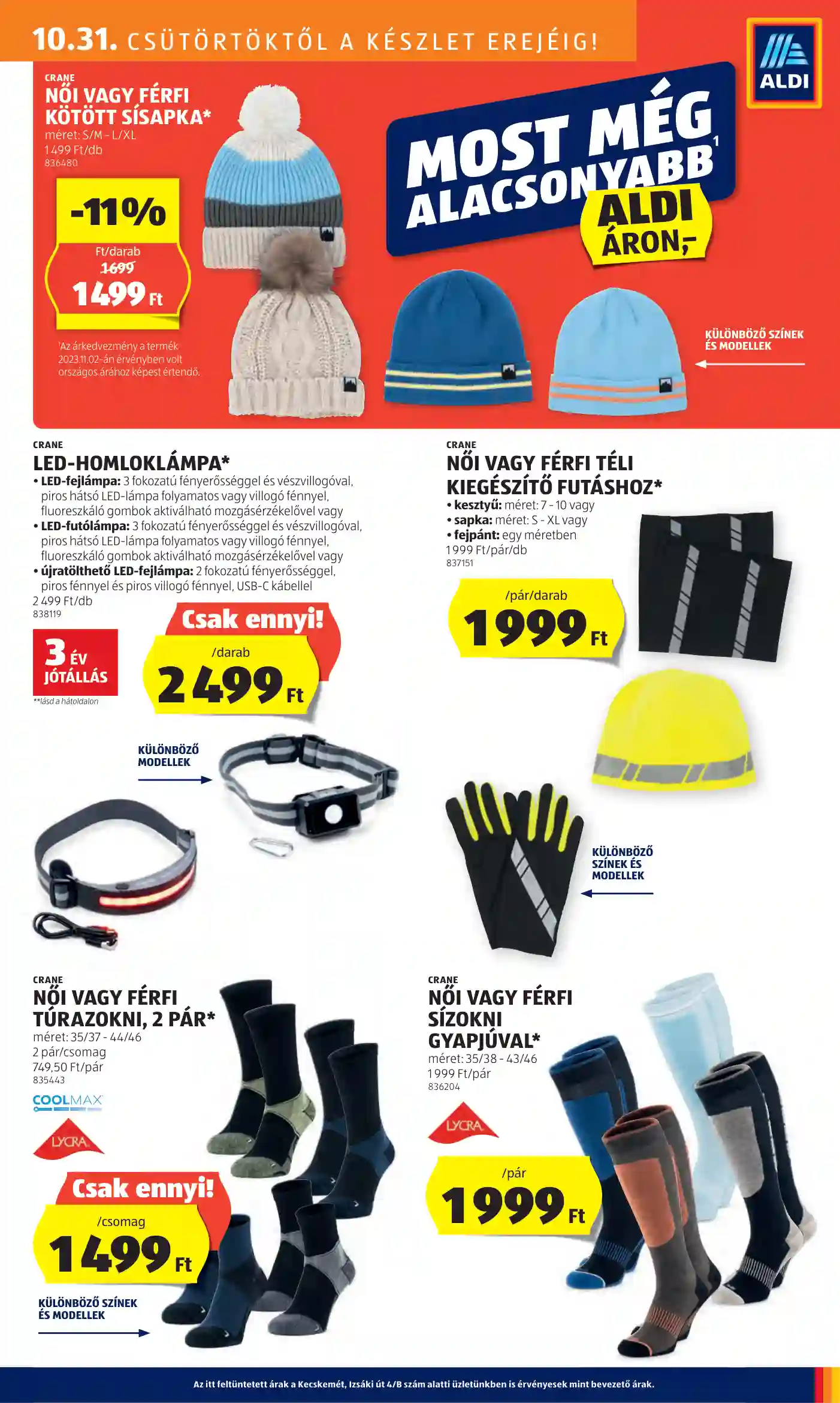 Aldi akciós újság 44. hét (14 oldal)