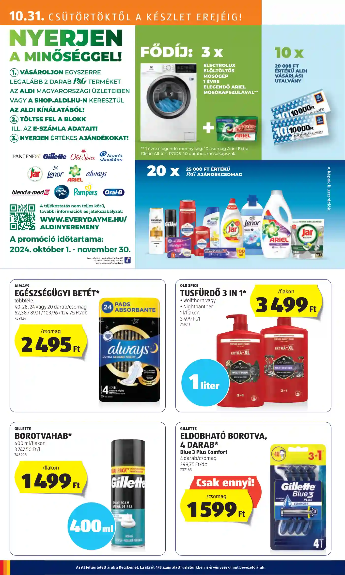 Aldi akciós újság 44. hét (21 oldal)