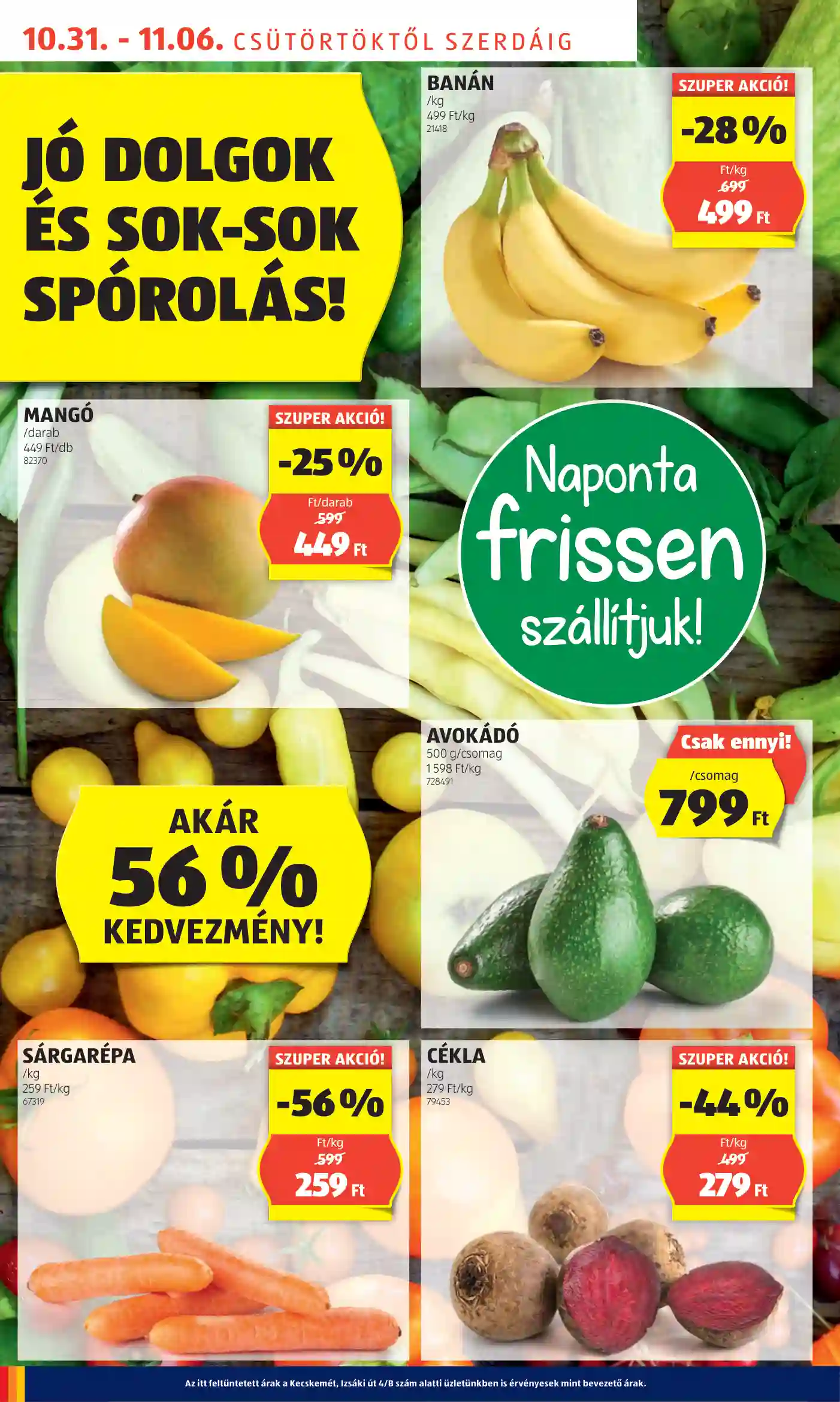 Aldi akciós újság 44. hét (24 oldal)