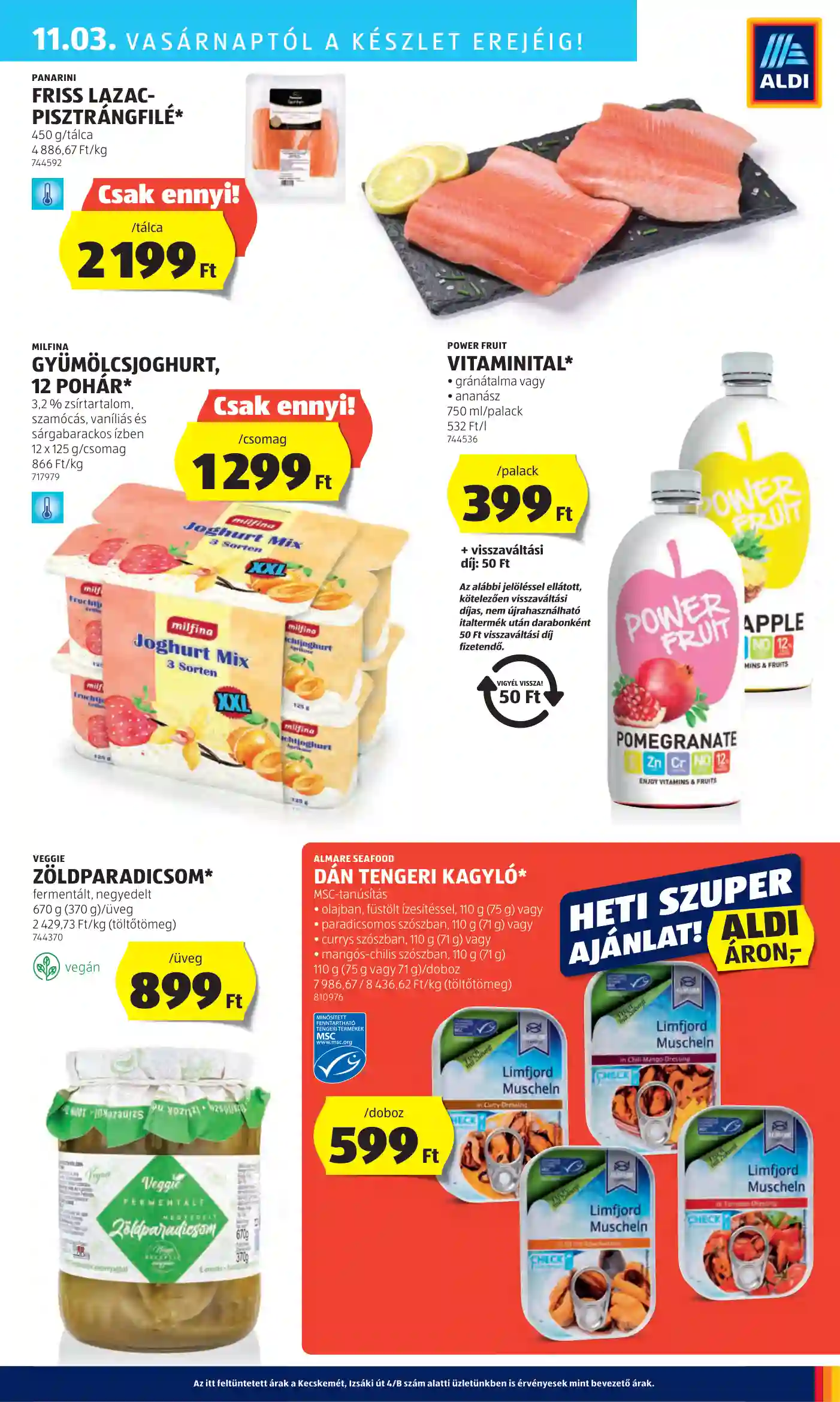 Aldi akciós újság 44. hét (31 oldal)