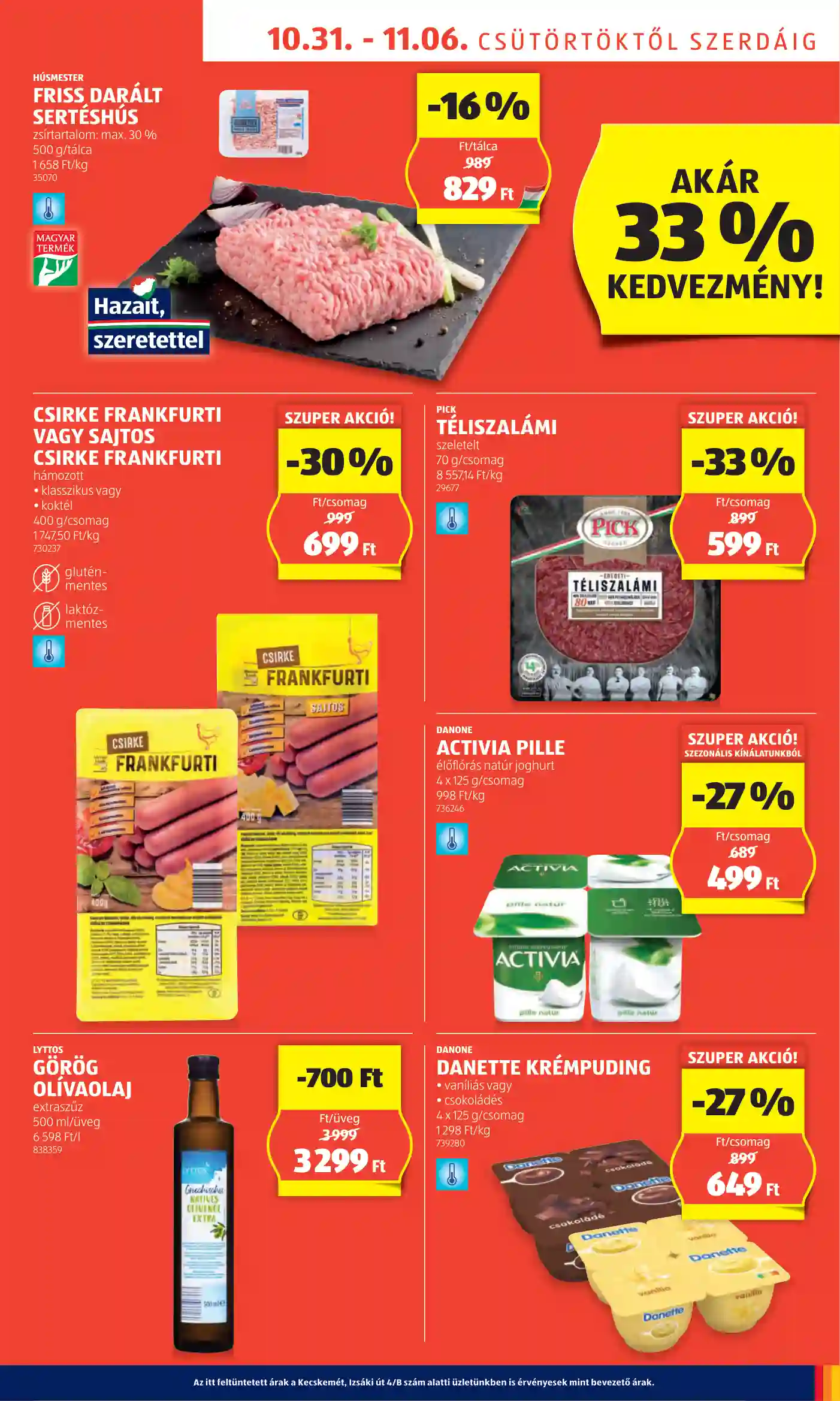 Aldi akciós újság 44. hét (35 oldal)