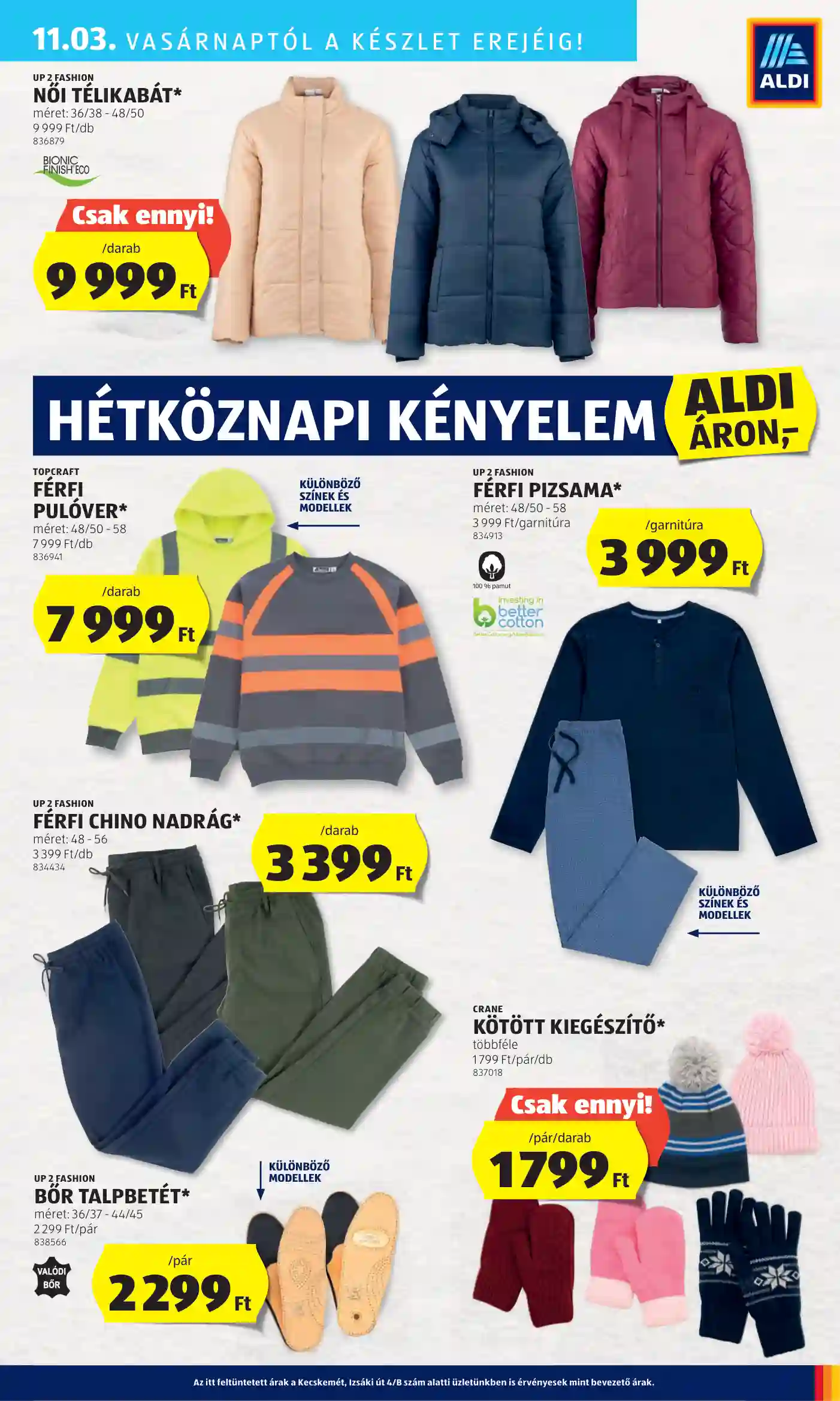 Aldi akciós újság 44. hét (40 oldal)