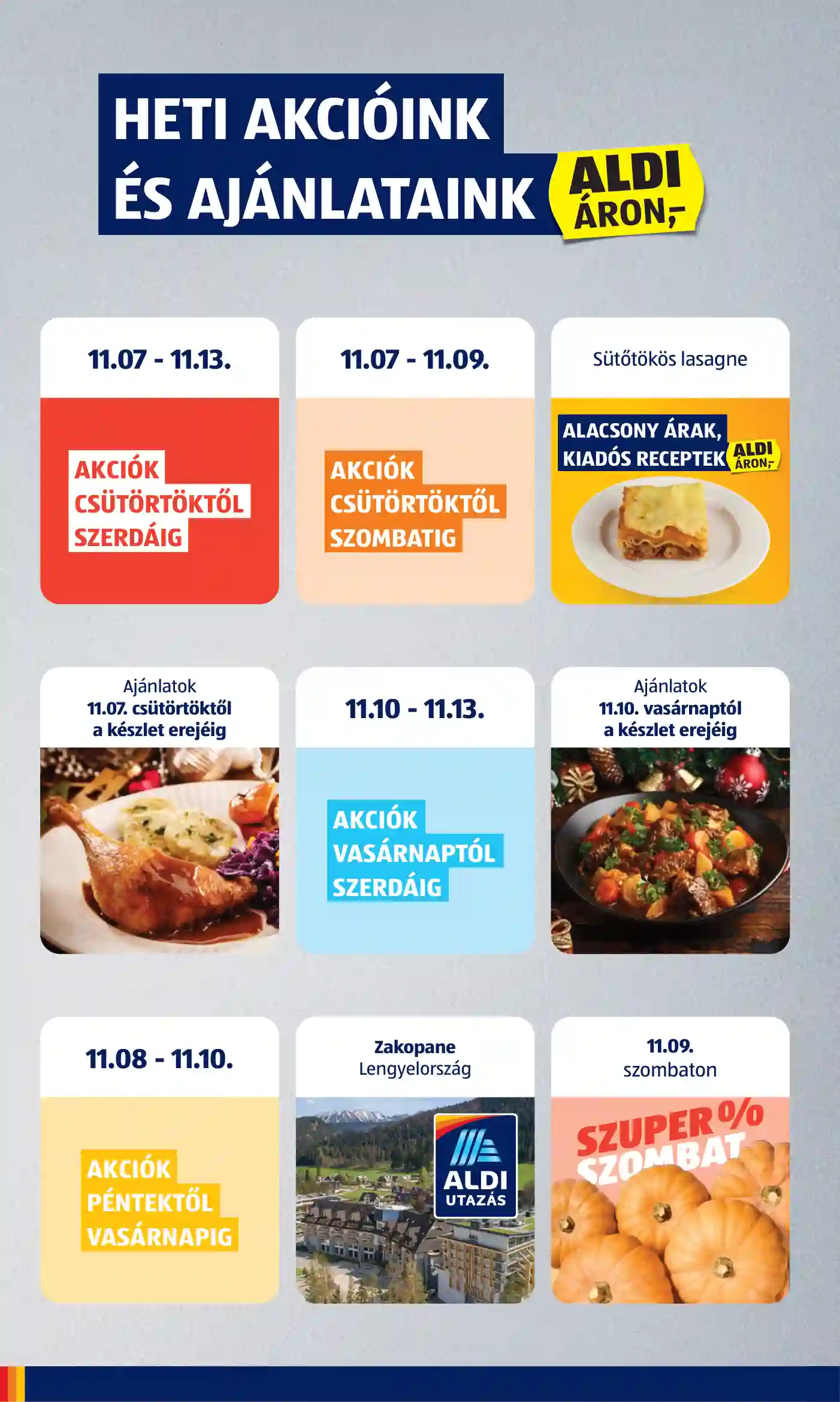 Aldi akciós újság 45. hét (2 oldal)