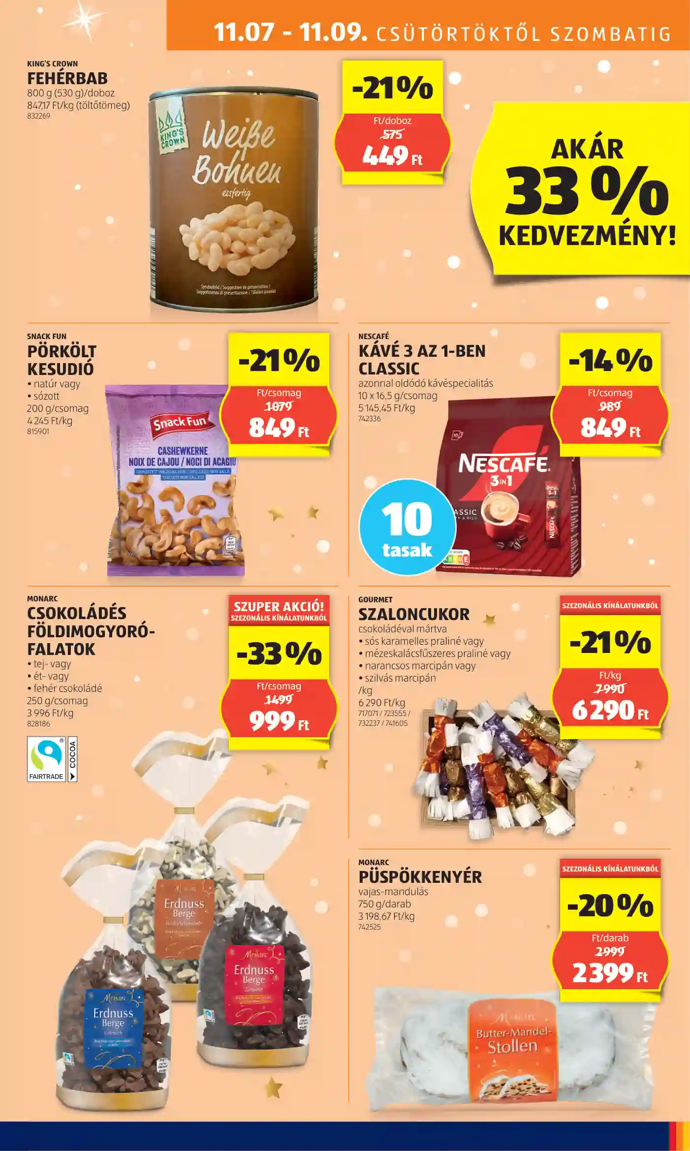 Aldi akciós újság 45. hét (3 oldal)