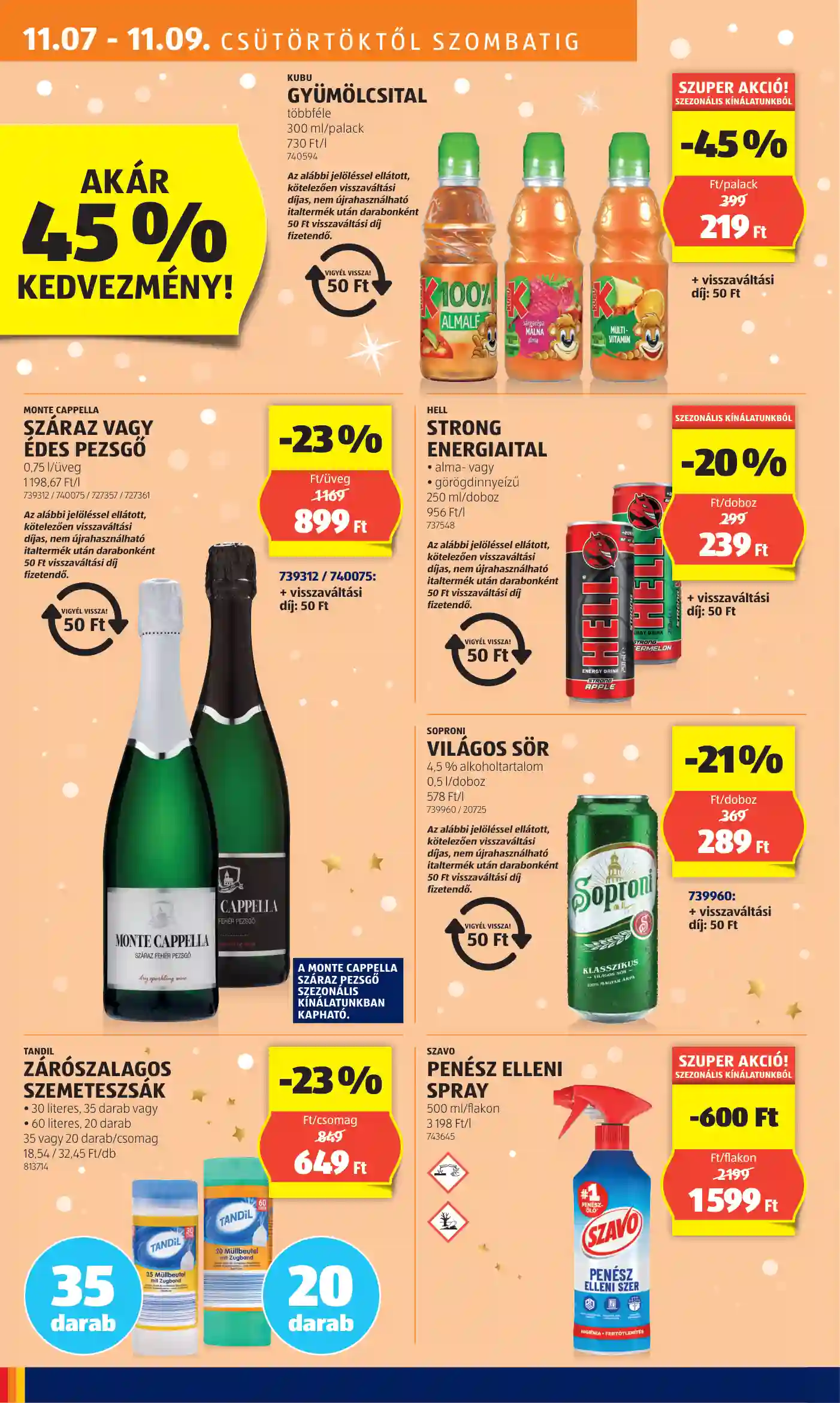 Aldi akciós újság 45. hét (4 oldal)