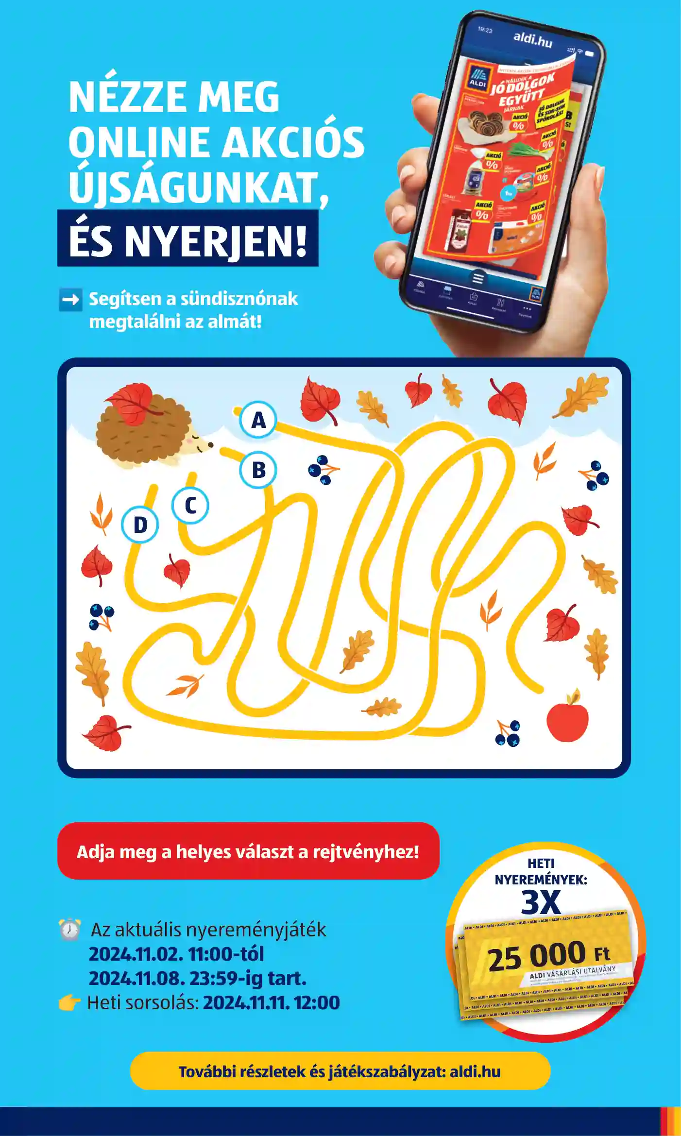 Aldi akciós újság 45. hét (7 oldal)