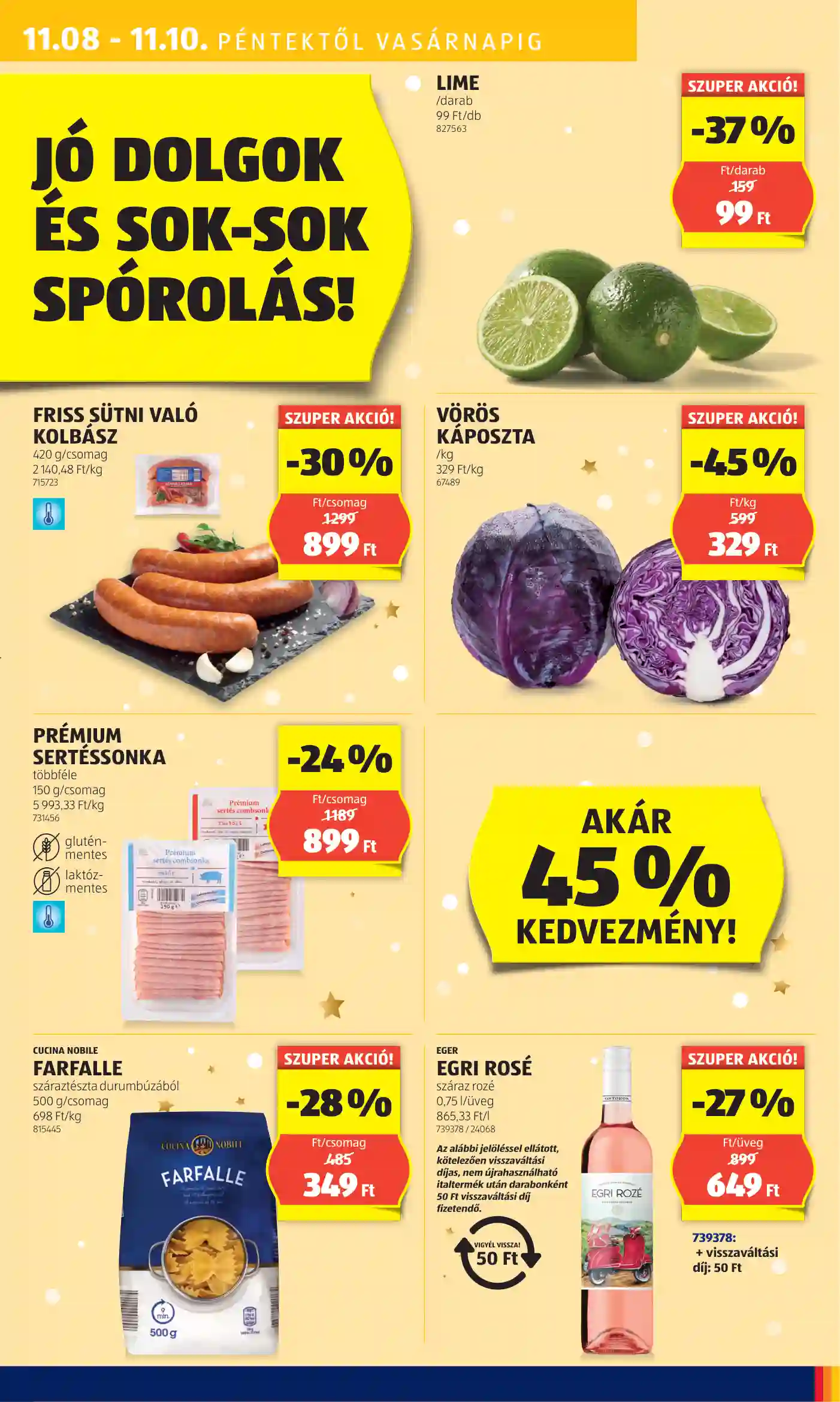 Aldi akciós újság 45. hét (58 oldal)