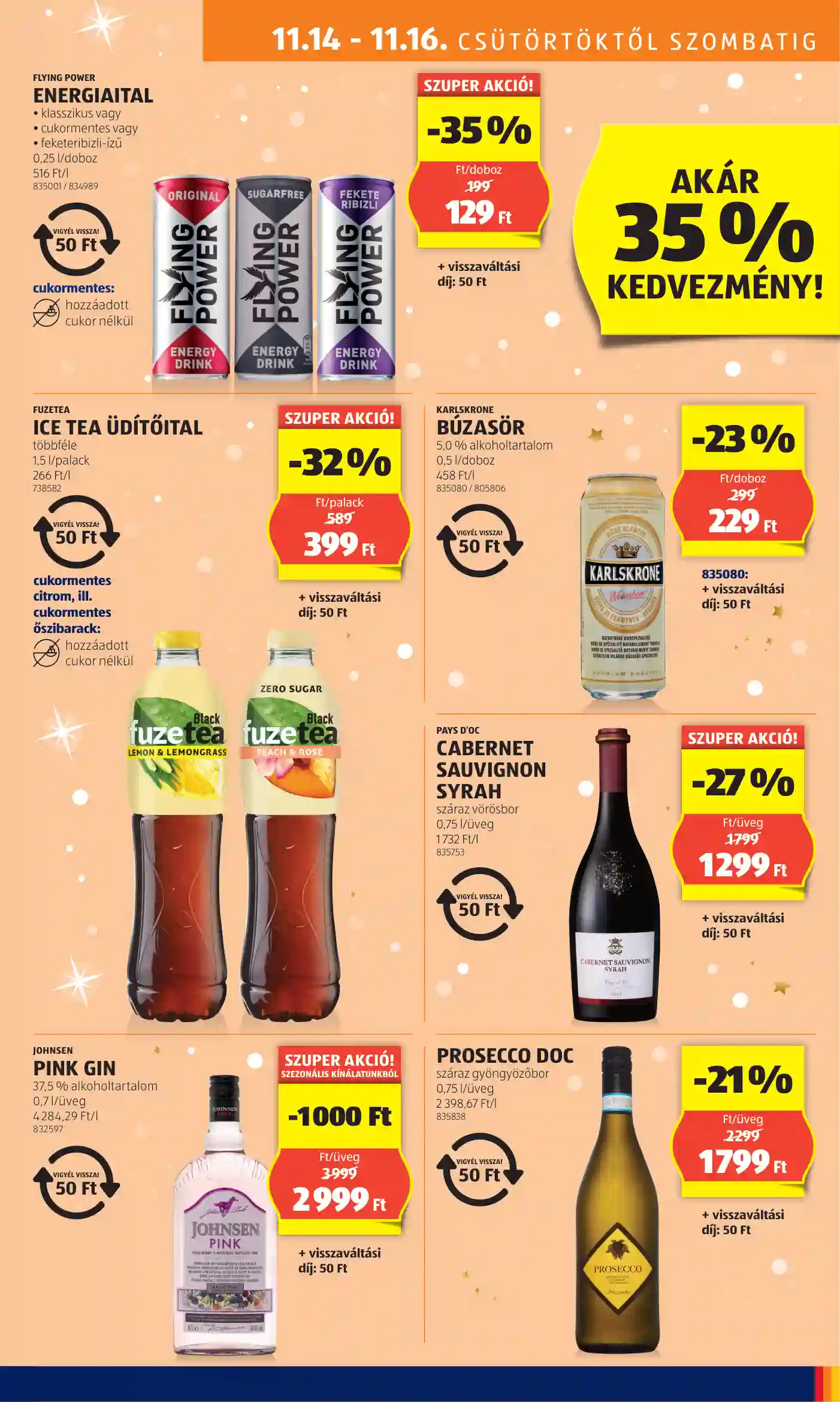 Aldi akciós újság 46. hét (3 oldal)