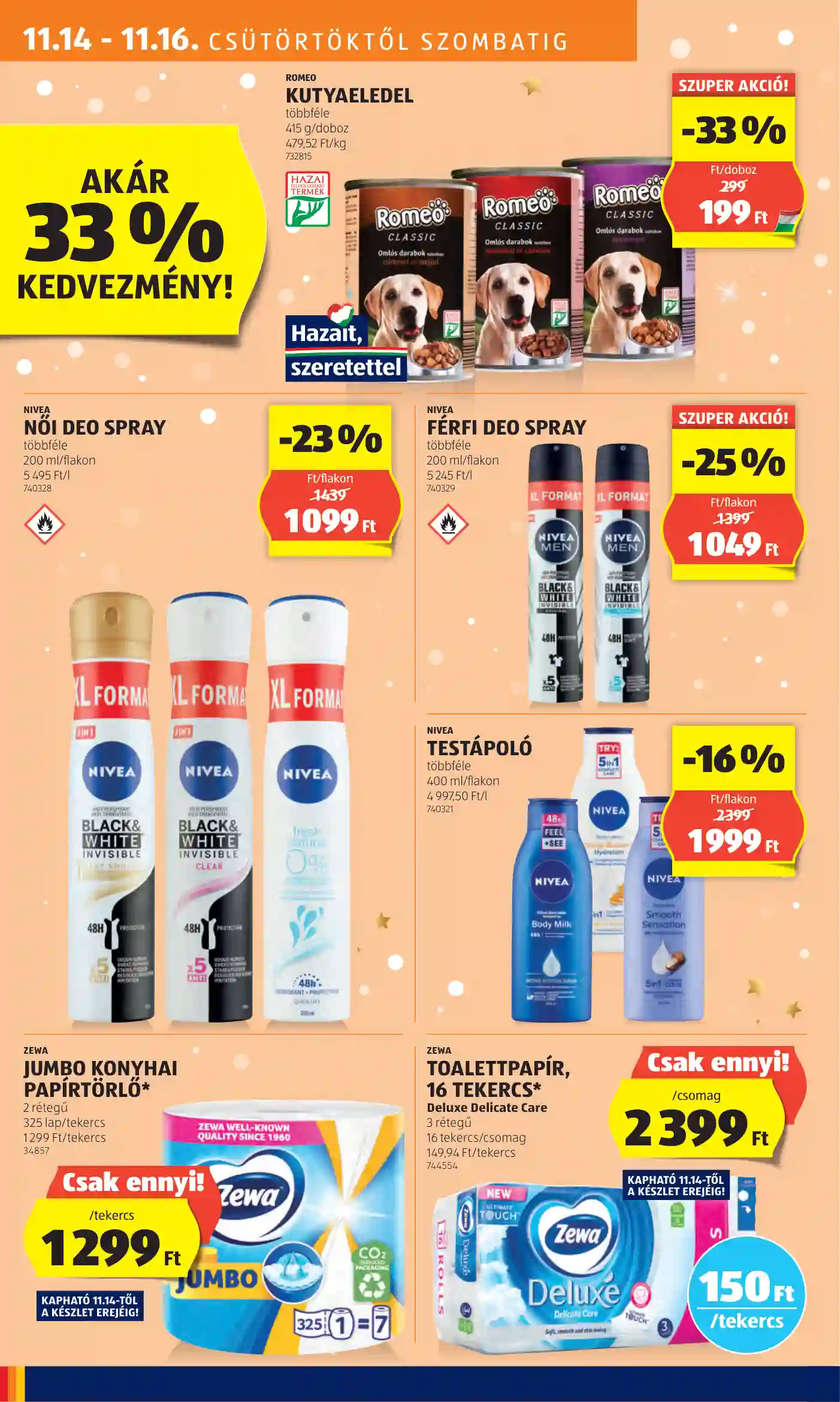 Aldi akciós újság 46. hét (4 oldal)