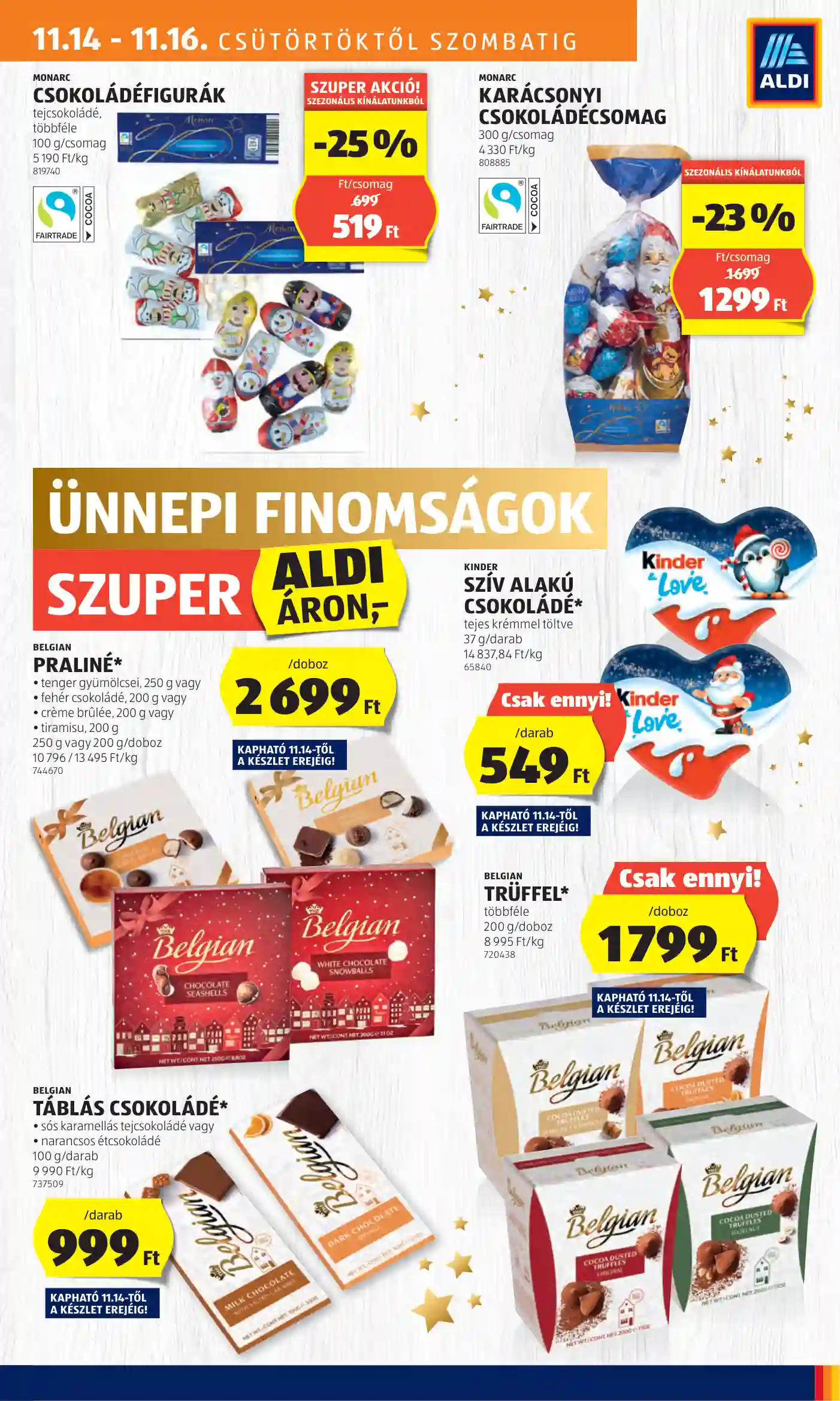 Aldi akciós újság 46. hét (9 oldal)