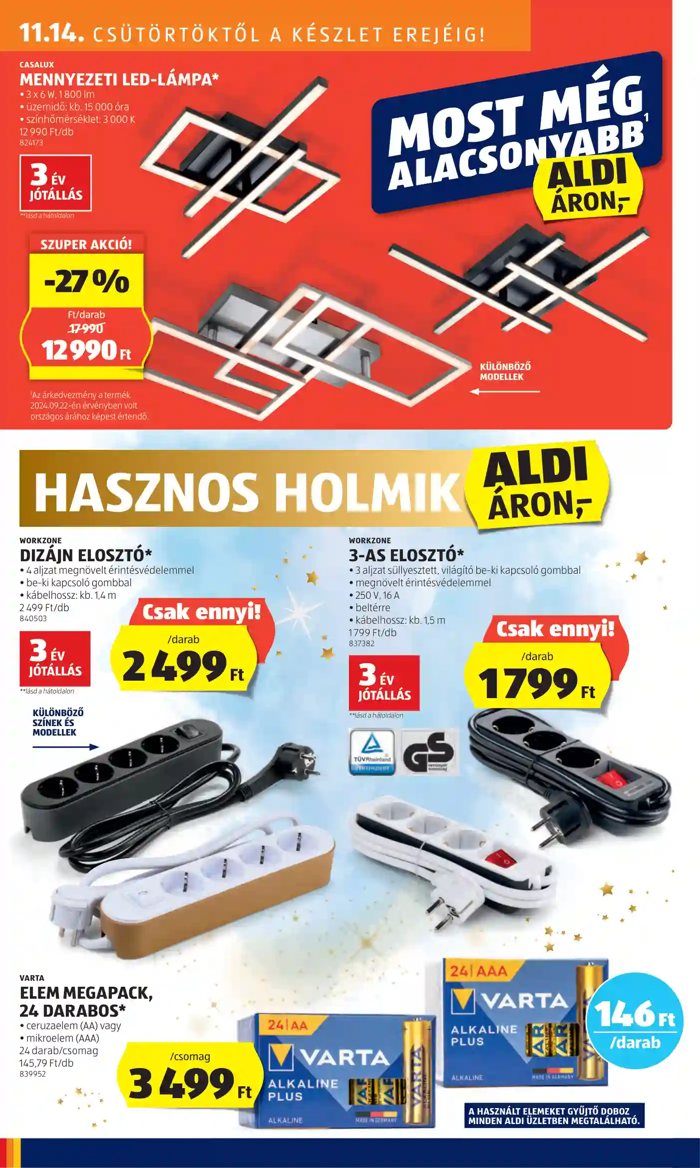 Aldi akciós újság 46. hét (21 oldal)