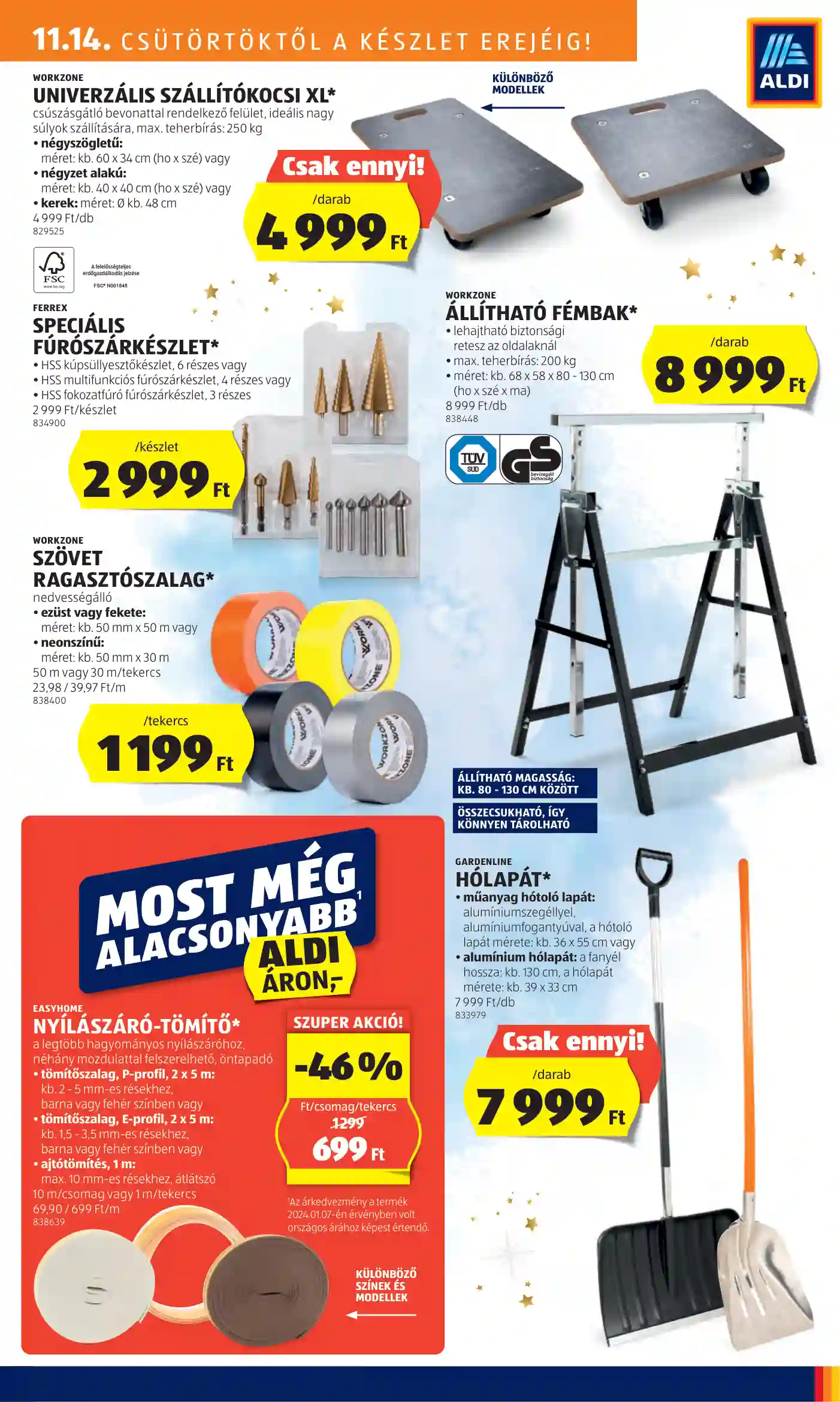 Aldi akciós újság 46. hét (22 oldal)