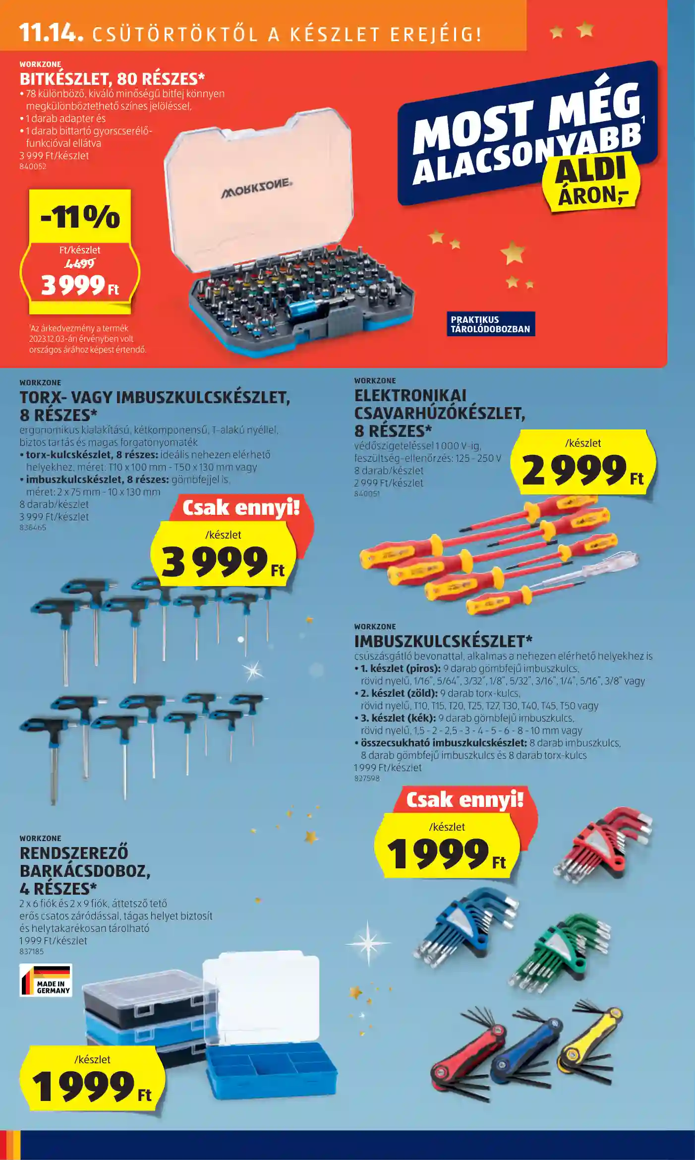 Aldi akciós újság 46. hét (23 oldal)