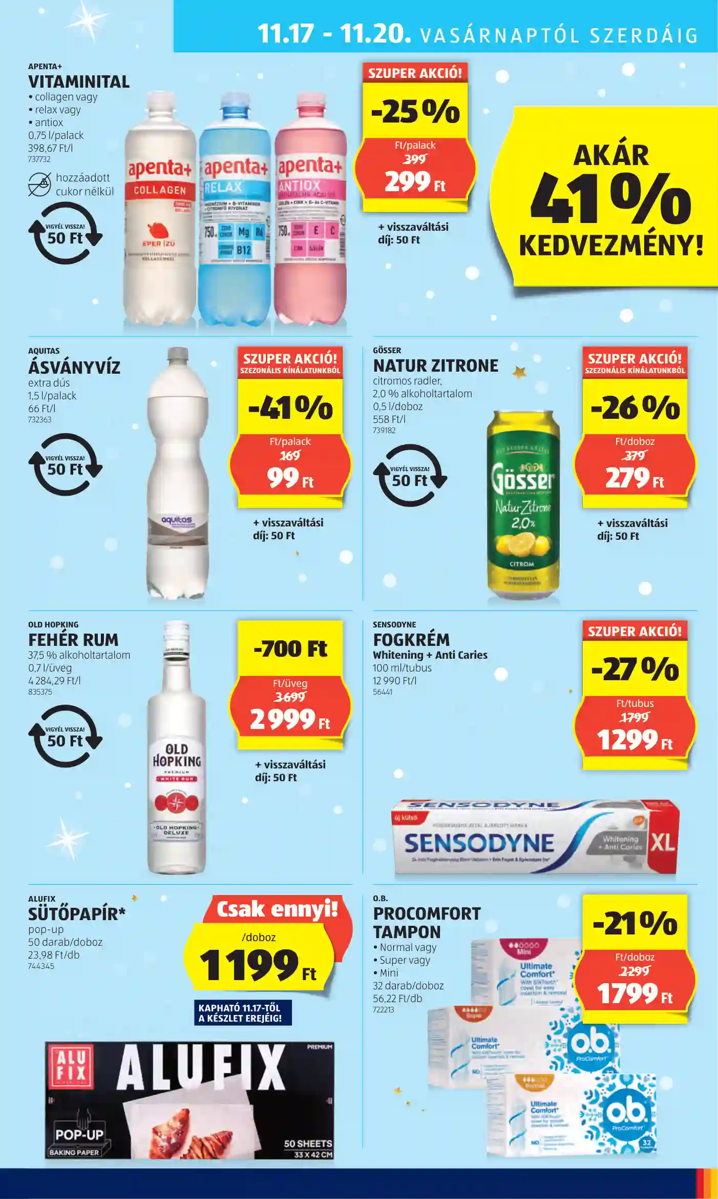 Aldi akciós újság 46. hét (36 oldal)