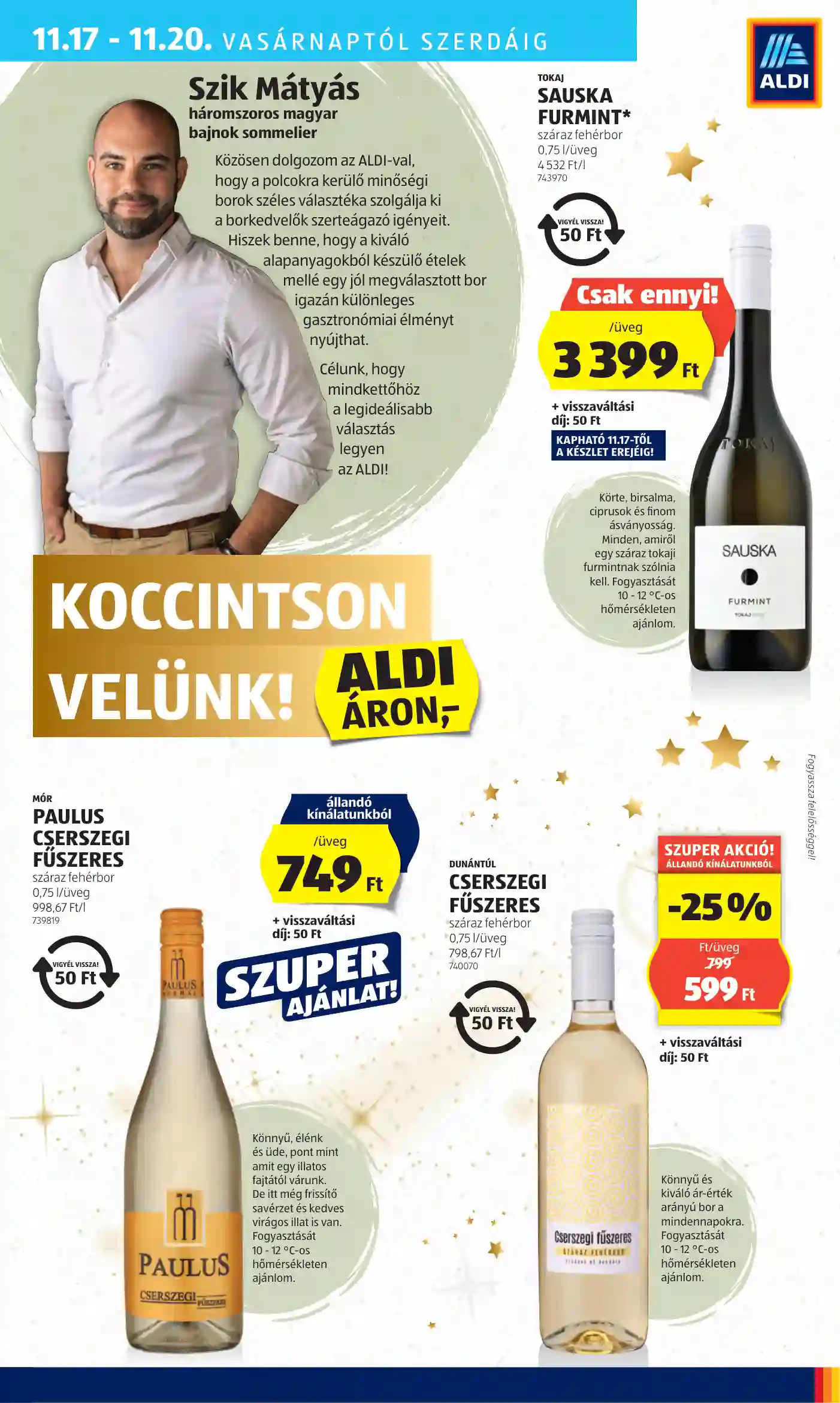 Aldi akciós újság 46. hét (44 oldal)