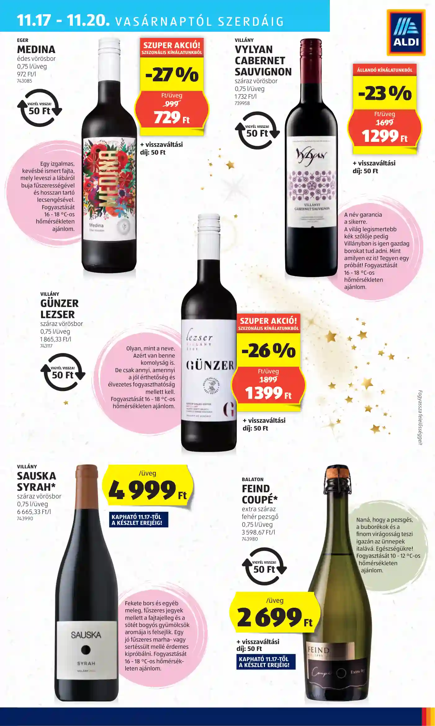 Aldi akciós újság 46. hét (47 oldal)