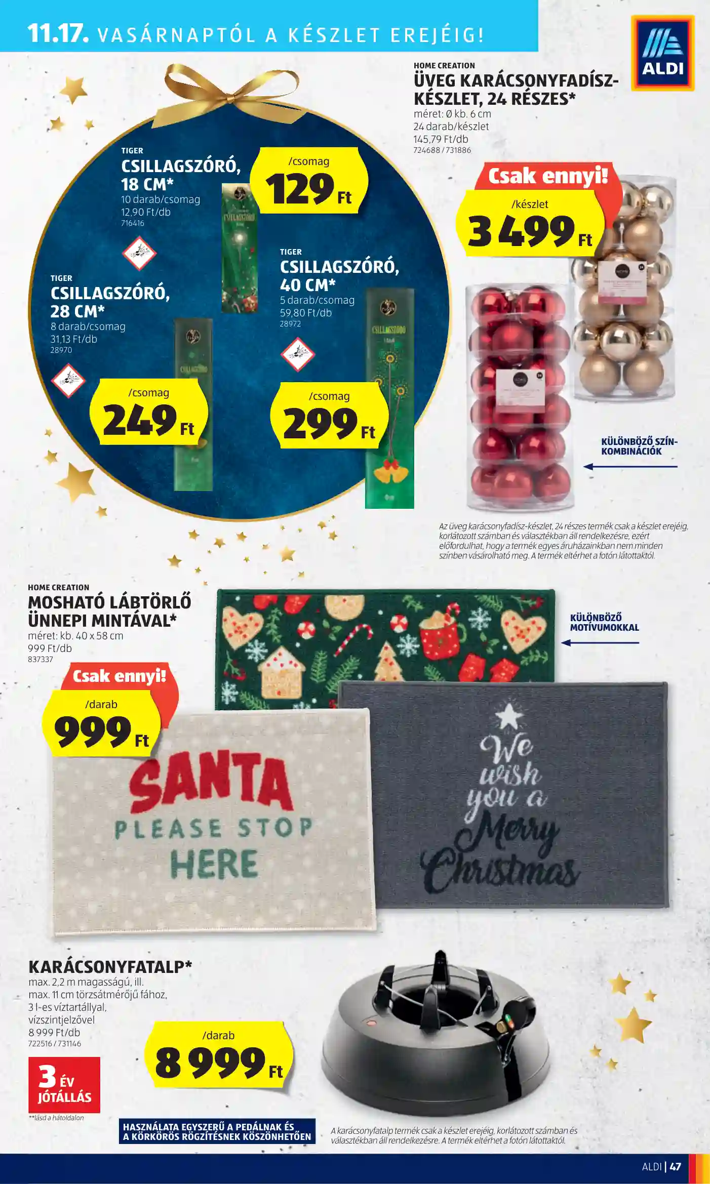 Aldi akciós újság 46. hét (49 oldal)