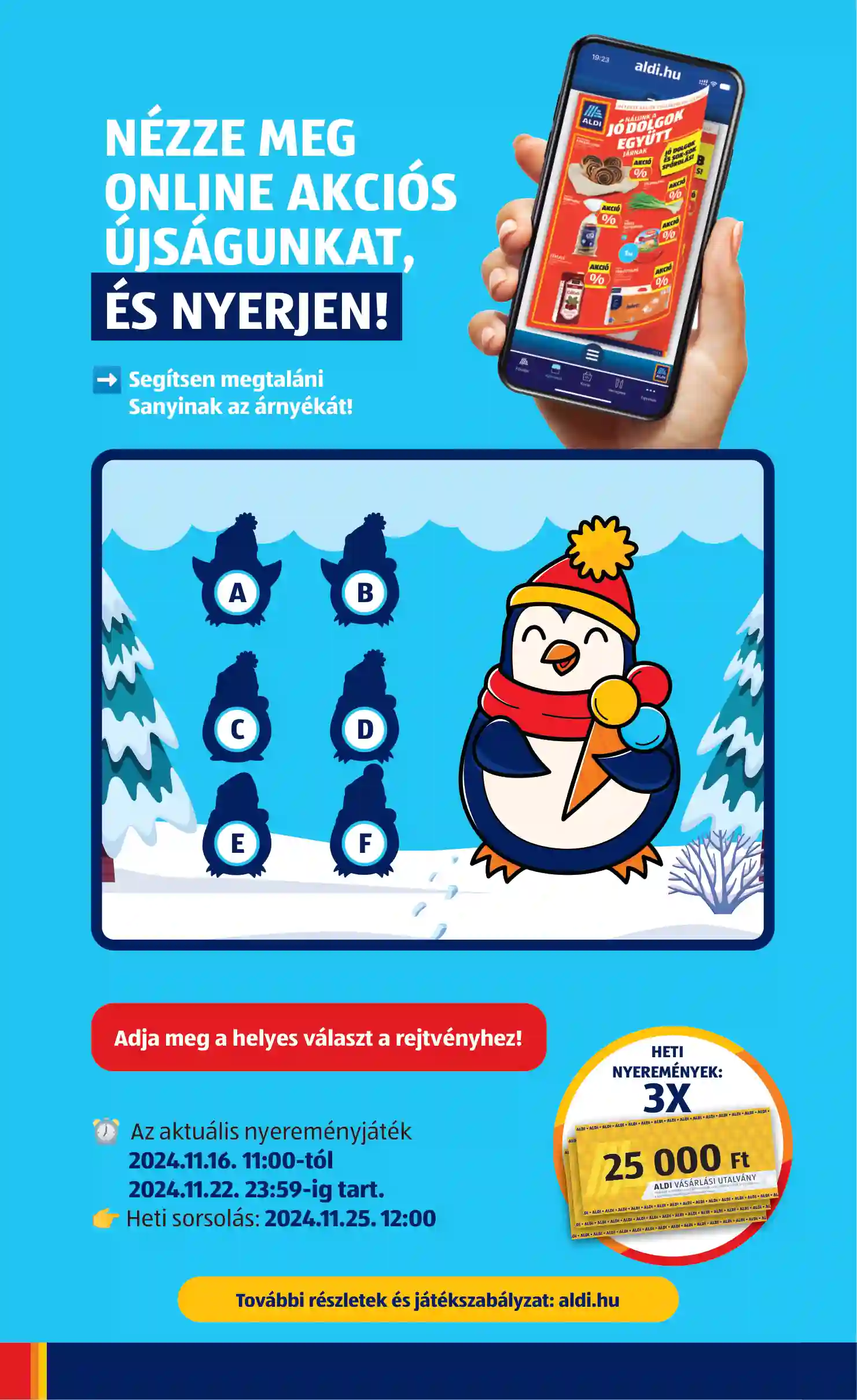 Aldi akciós újság 47. hét (12 oldal)