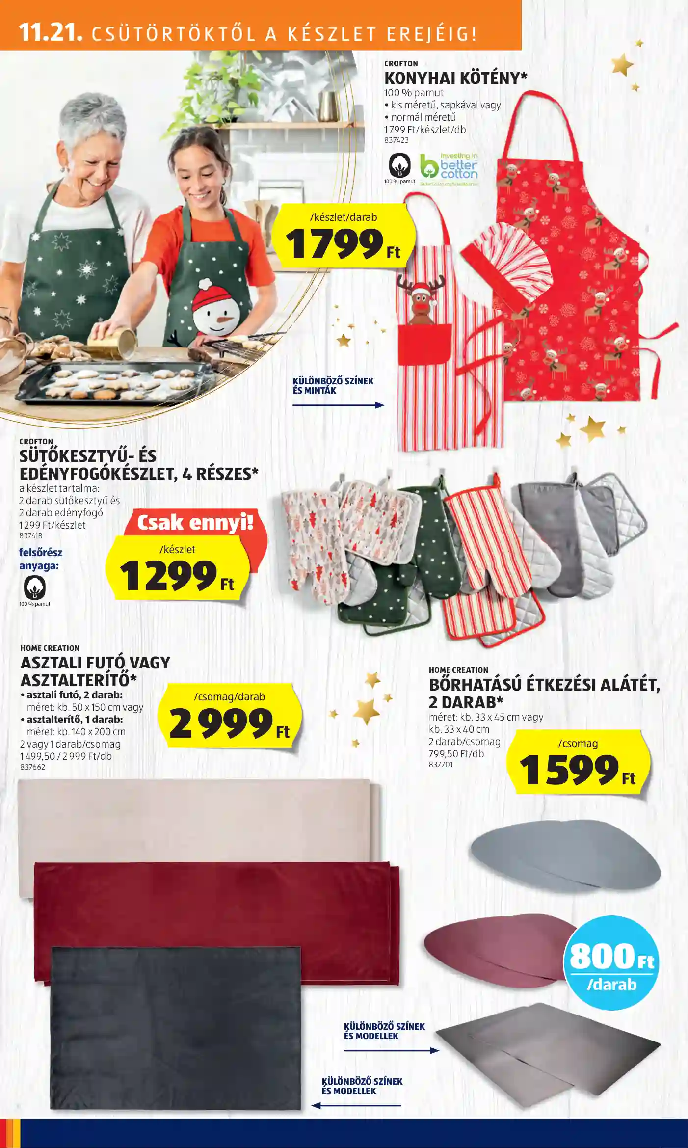 Aldi akciós újság 47. hét (21 oldal)