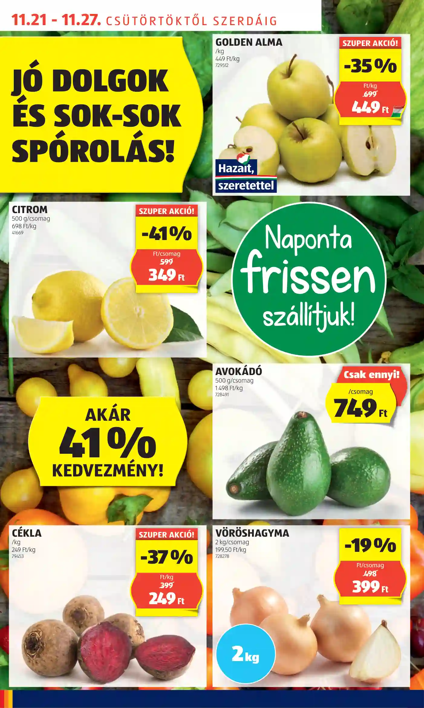 Aldi akciós újság 47. hét (24 oldal)
