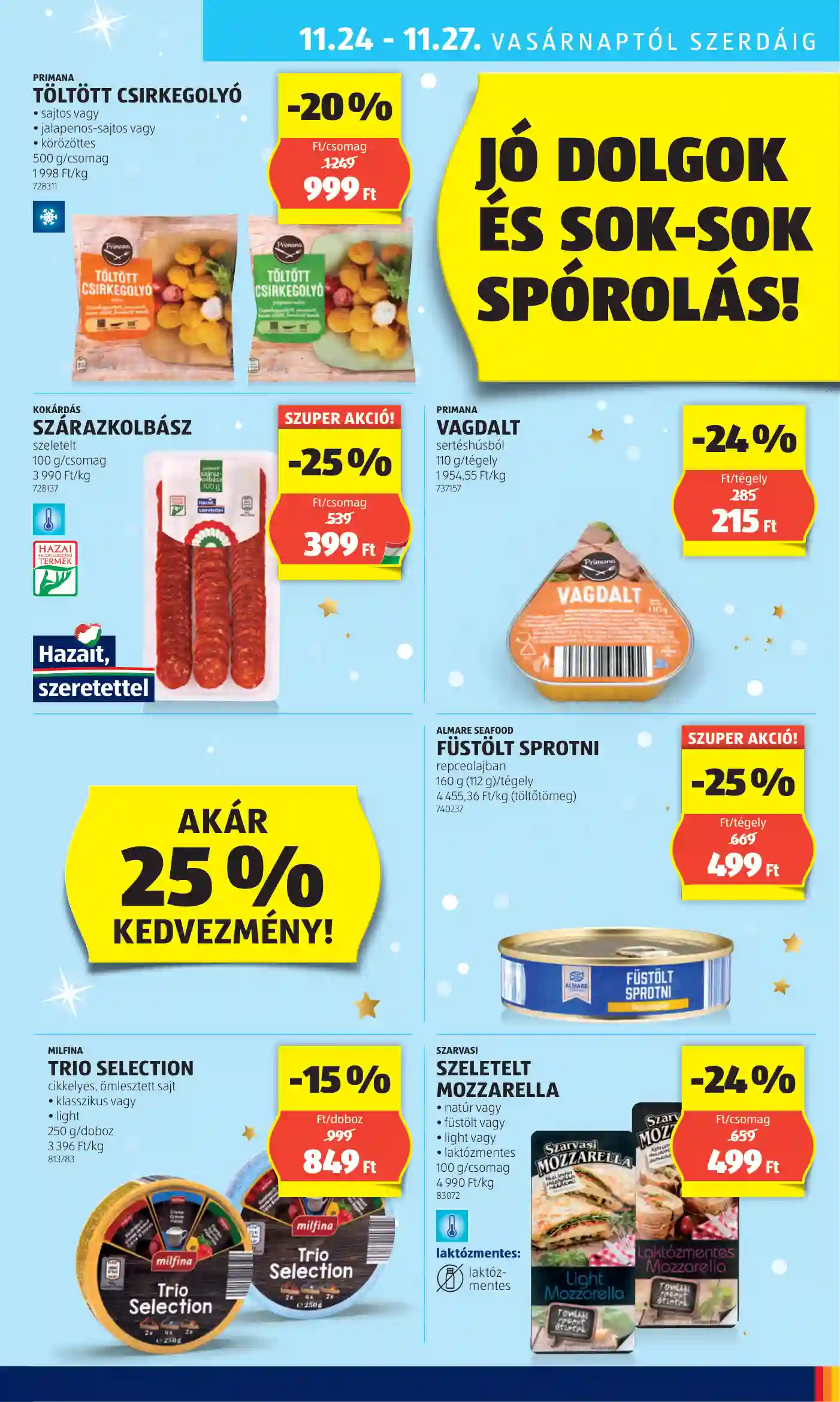 Aldi akciós újság 47. hét (38 oldal)