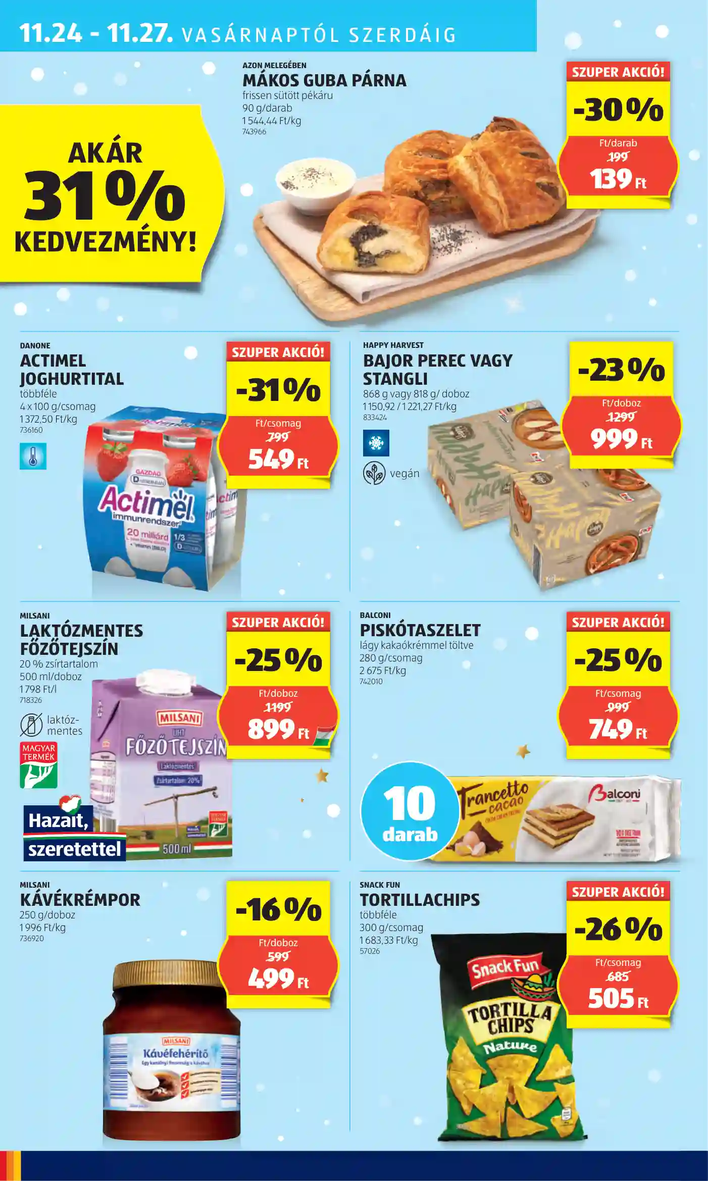 Aldi akciós újság 47. hét (39 oldal)
